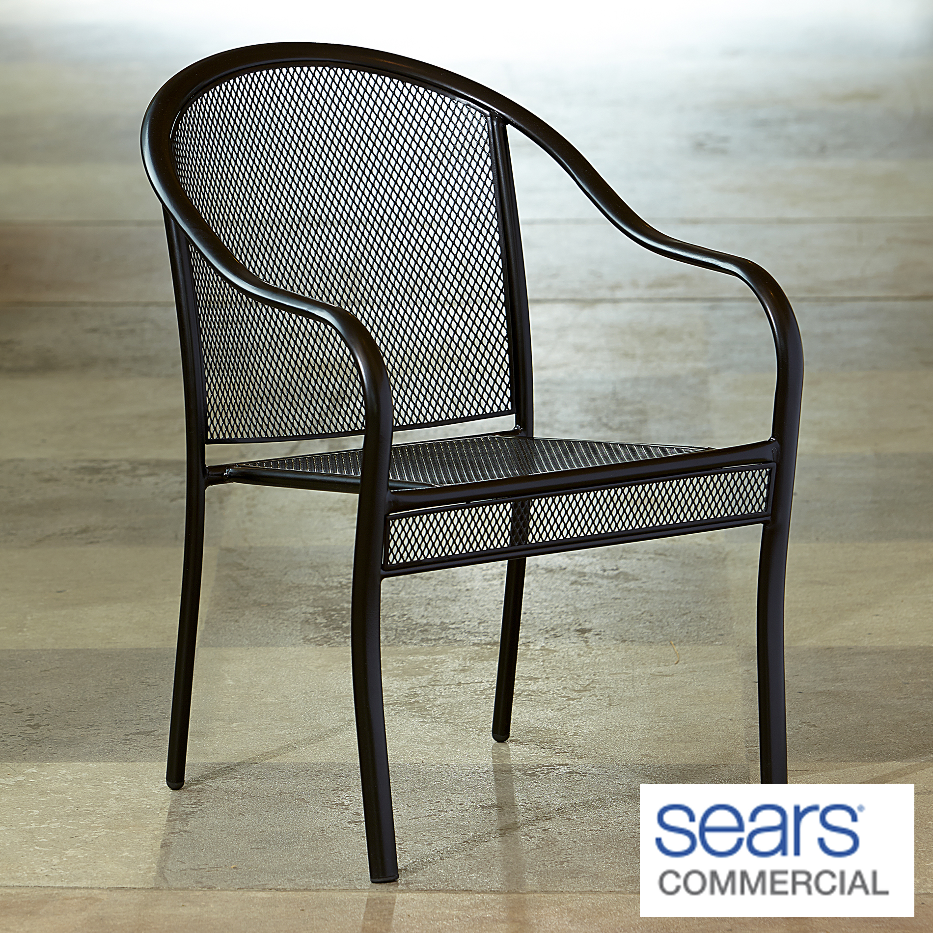 Grand Resort Commercial Grade Barrel Back Mesh Patio ...