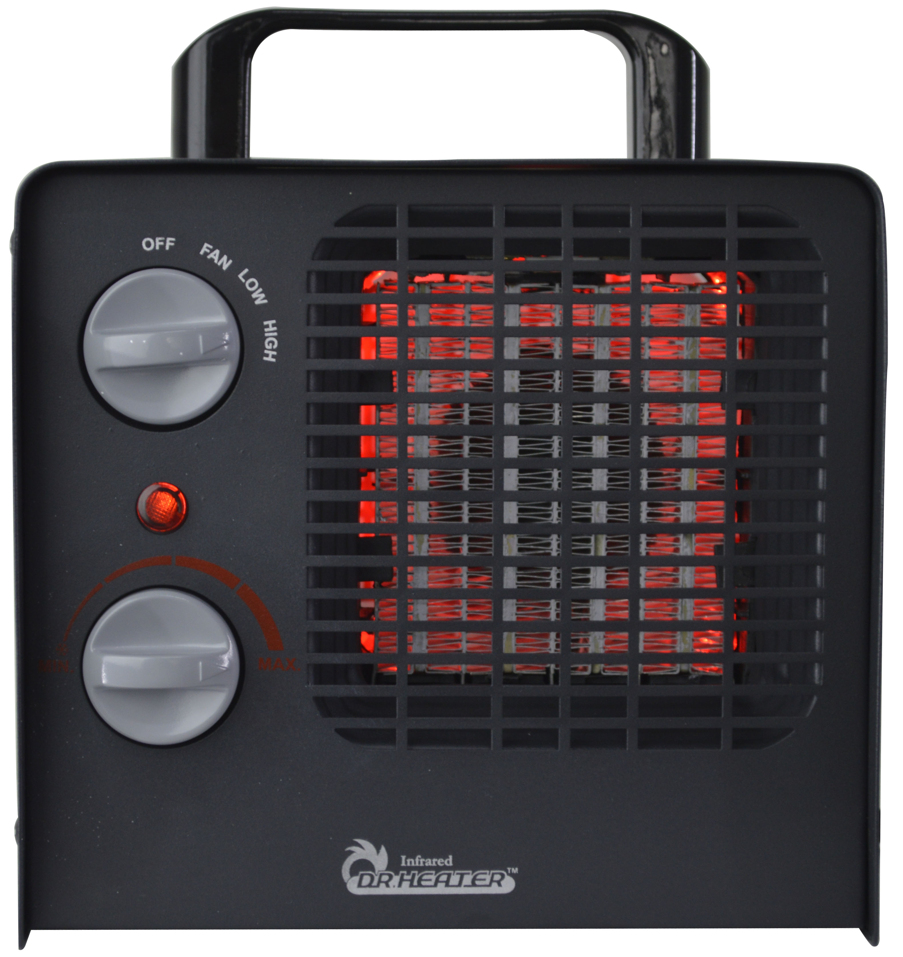 Dr. Infrared Heater DR838 Family Red Ceramic Space Heater with Adjustable Thermostat Shop