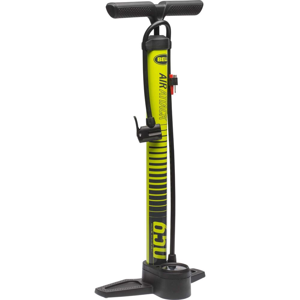 AIR ATTACK 650 High Volume Floor Pump with Gauge Yellow