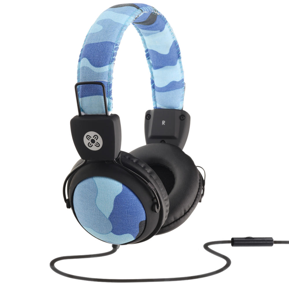 Moki 4MOK00612 ACCHPCAMB Camo Headphones - Blue