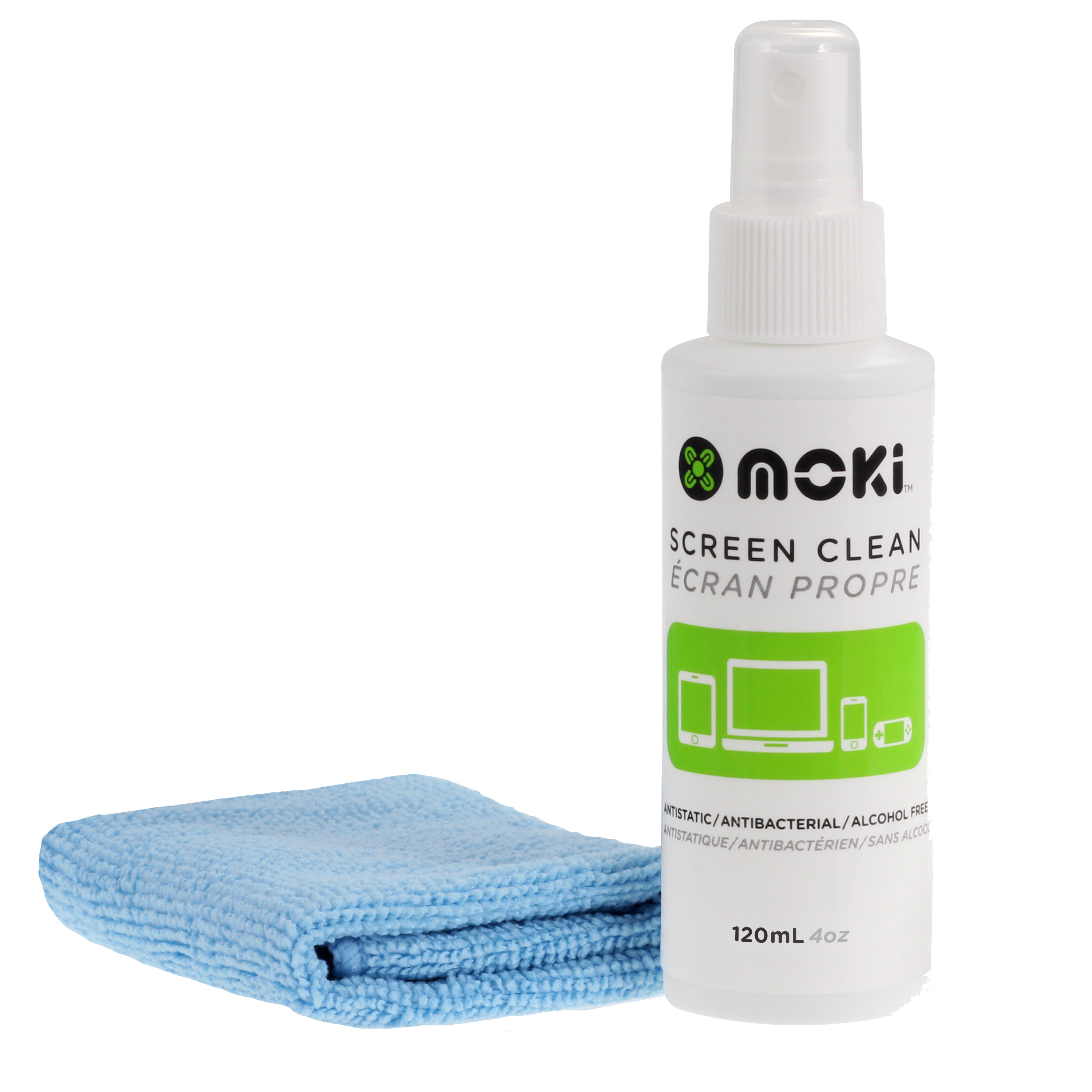 EAN 9328854001082 product image for ACCFCSM02 Screen Clean Spray 120ml with Cloth Wipe - Blue | upcitemdb.com