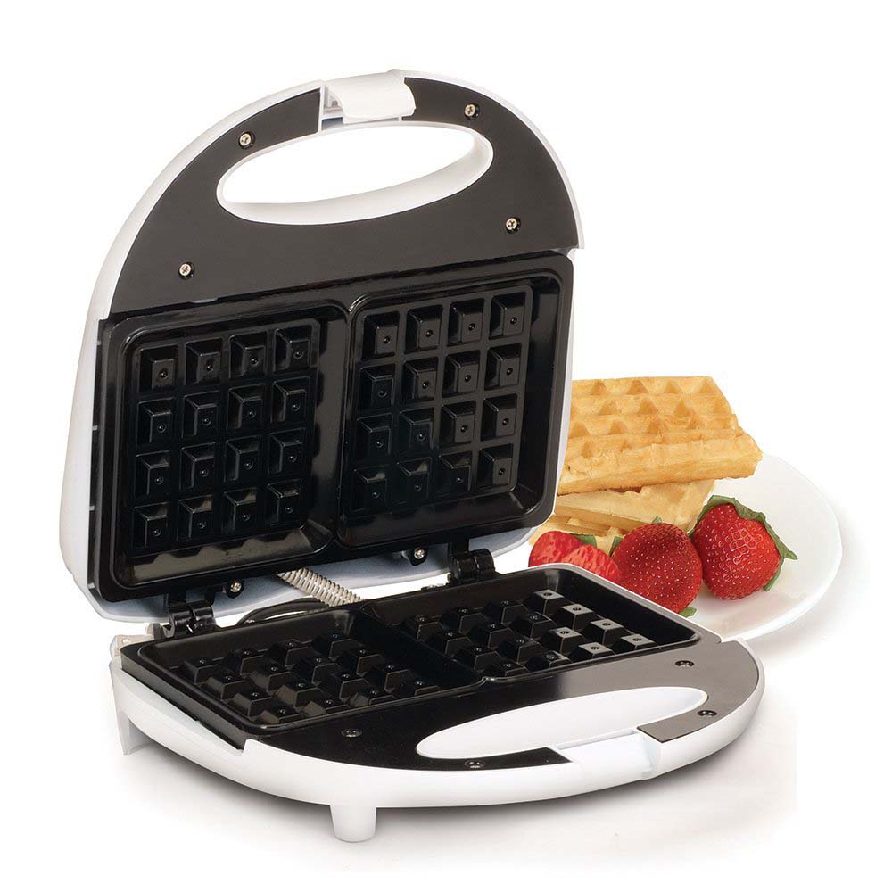 Elite Cuisine Belgian Waffle Maker EWM-8200 - White - 4MMX12341