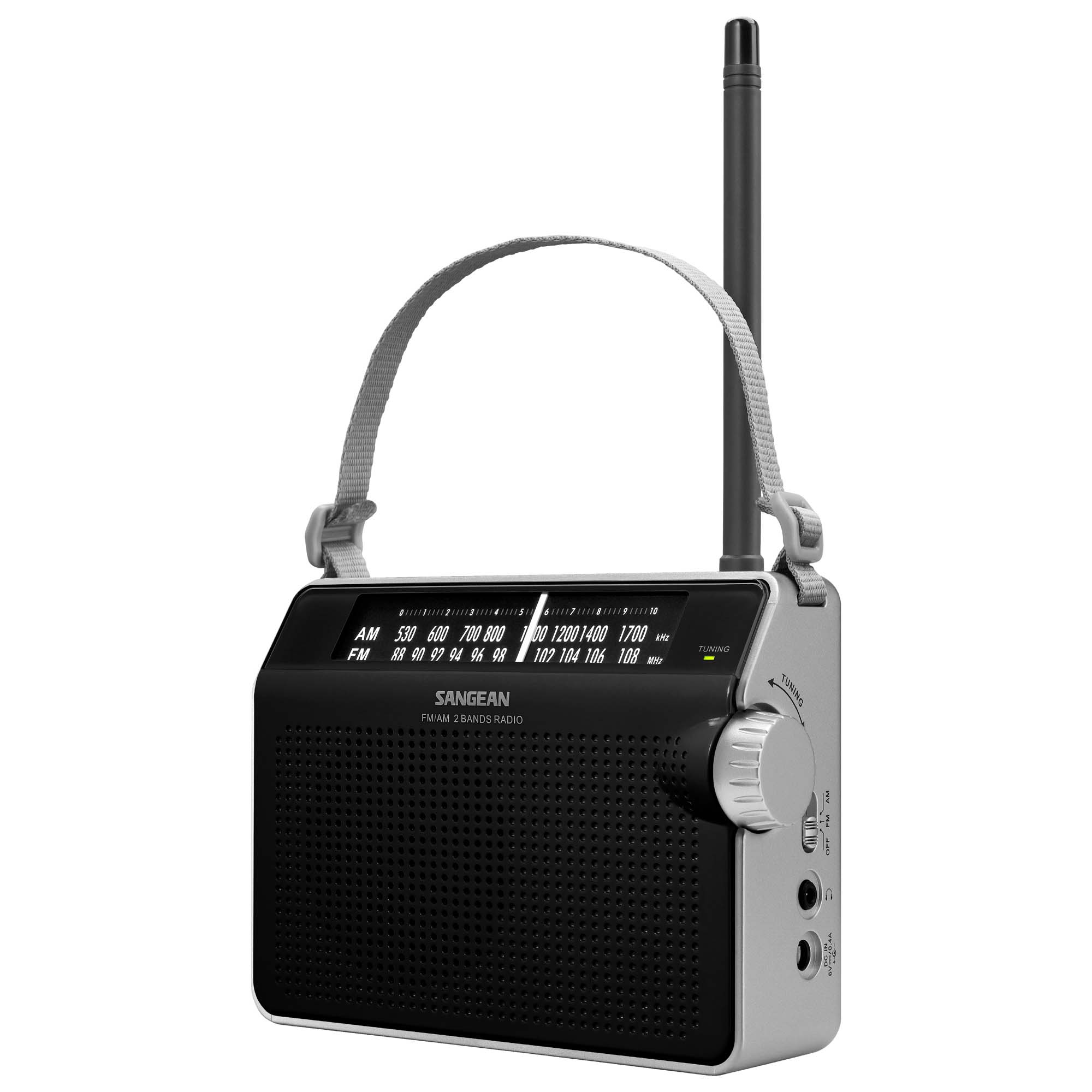 PRD6BK Analog AM/FM Radio Black