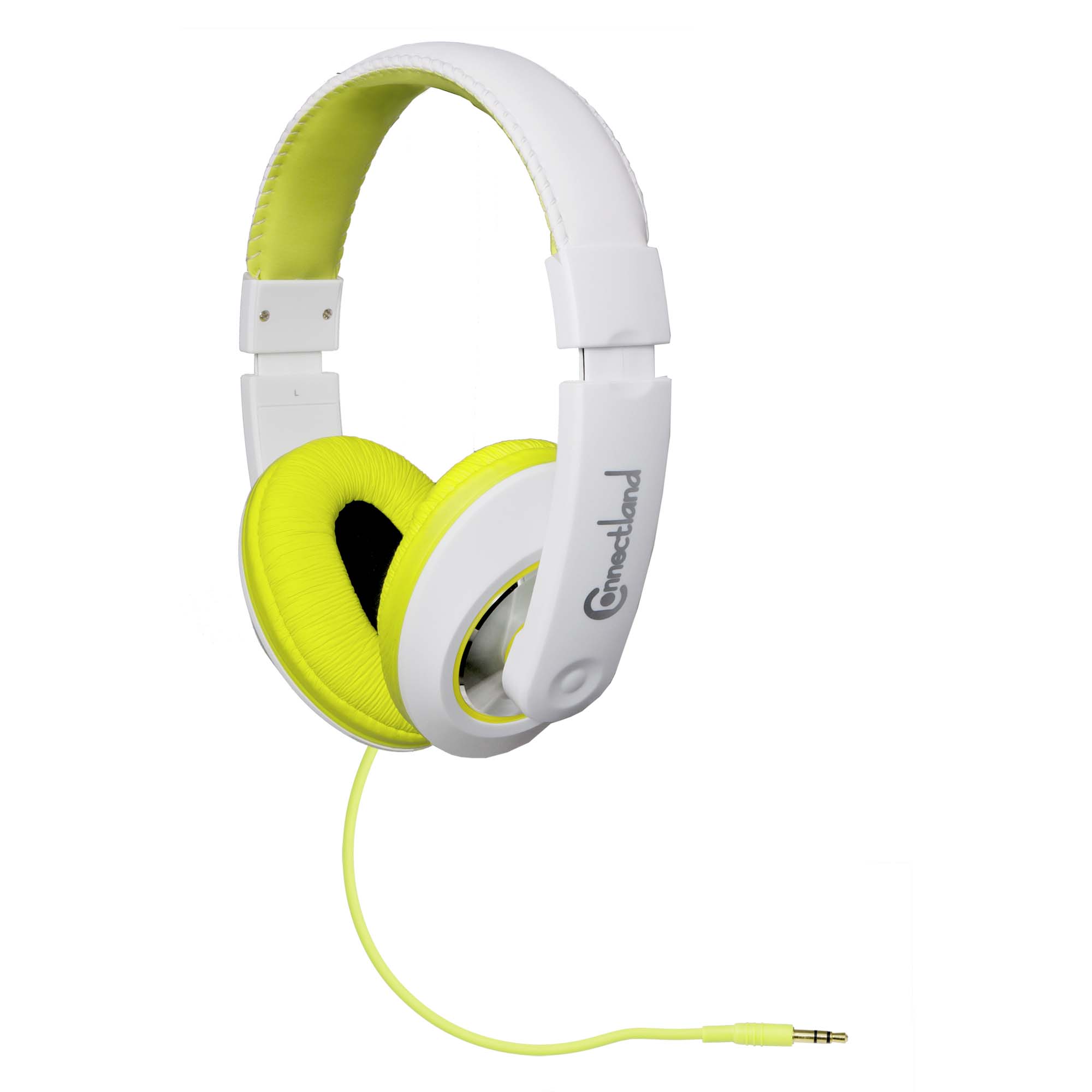 Connectland CL-AUD63033 On-Ear Binaural Design Headset with 40mm Speaker Yellow