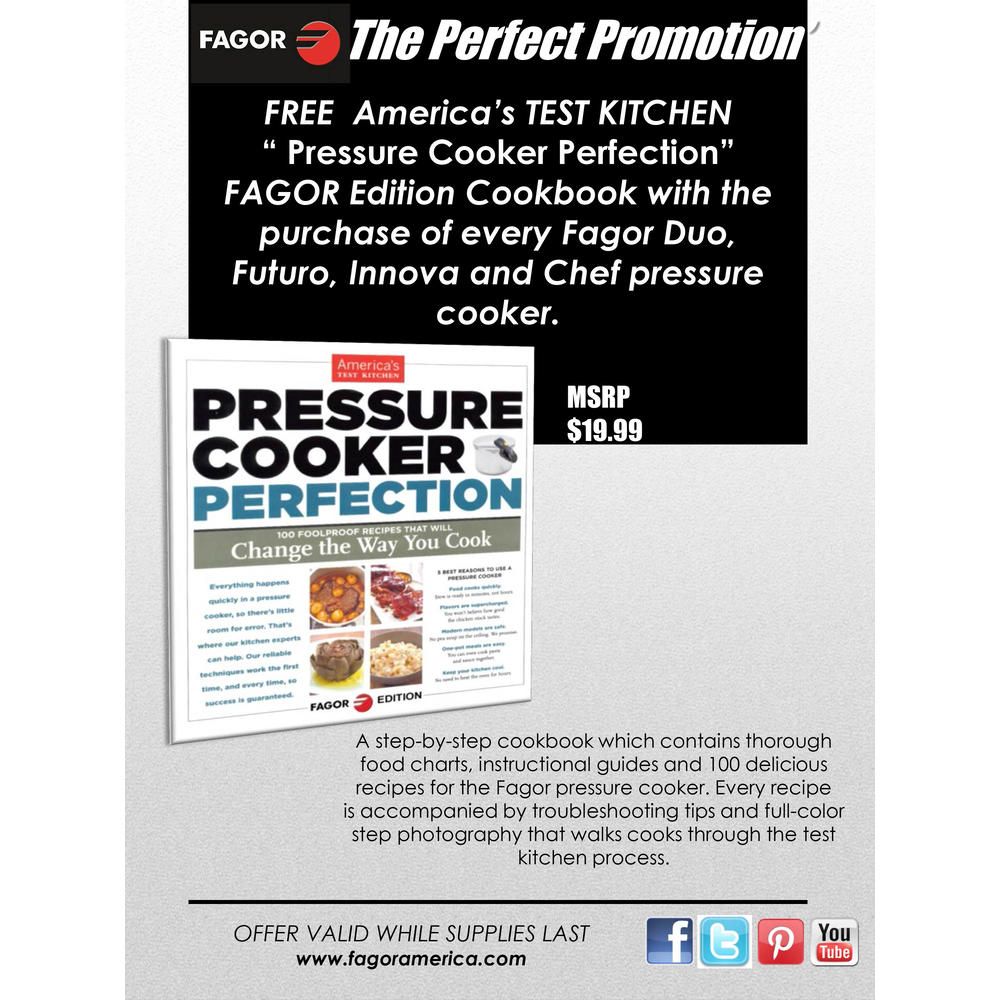 Fagor Duo Combi Pressure Cooker Set
