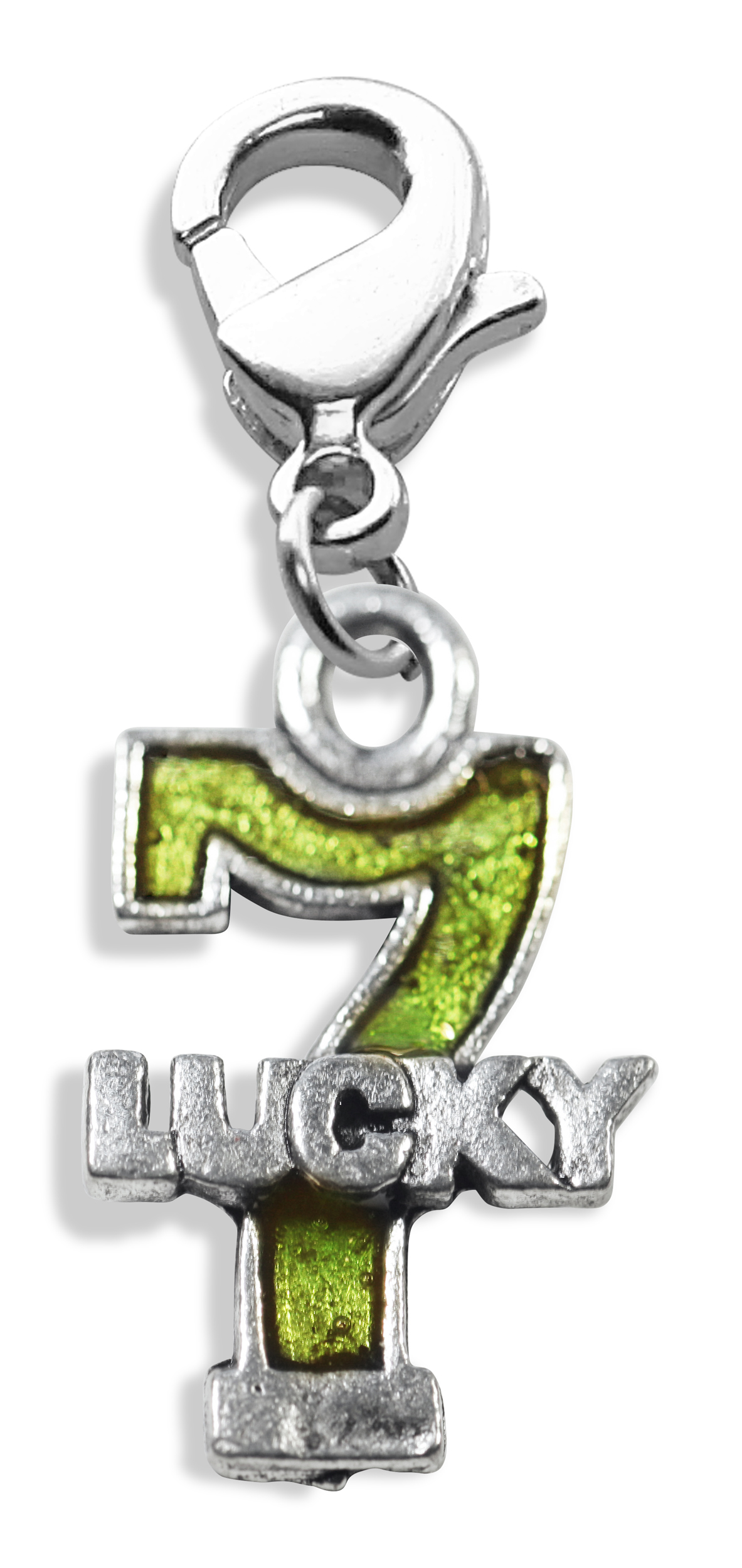 Lucky 7 Charm Dangle in Silver