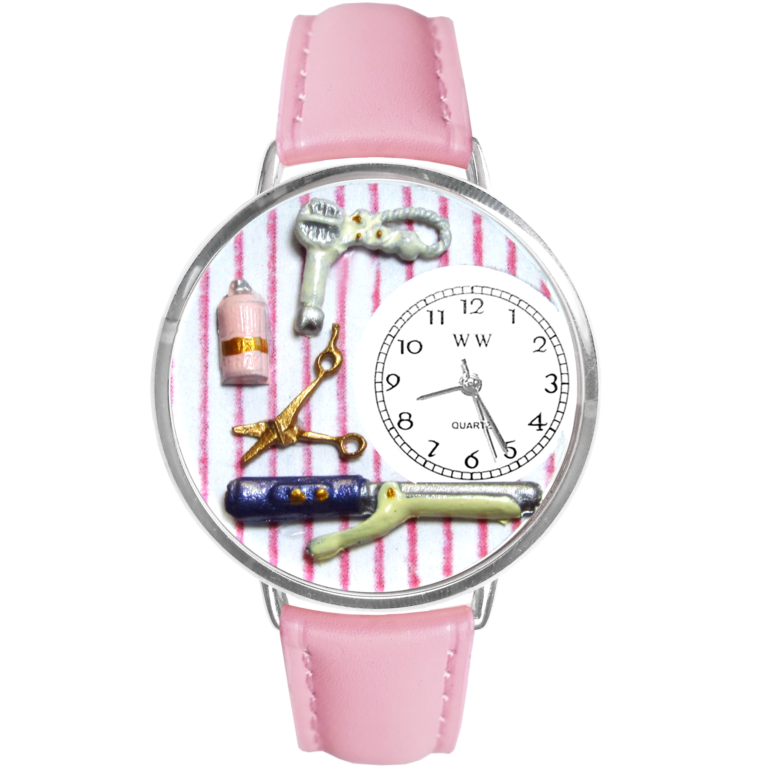 Beautician Female Watch in Silver (Large)