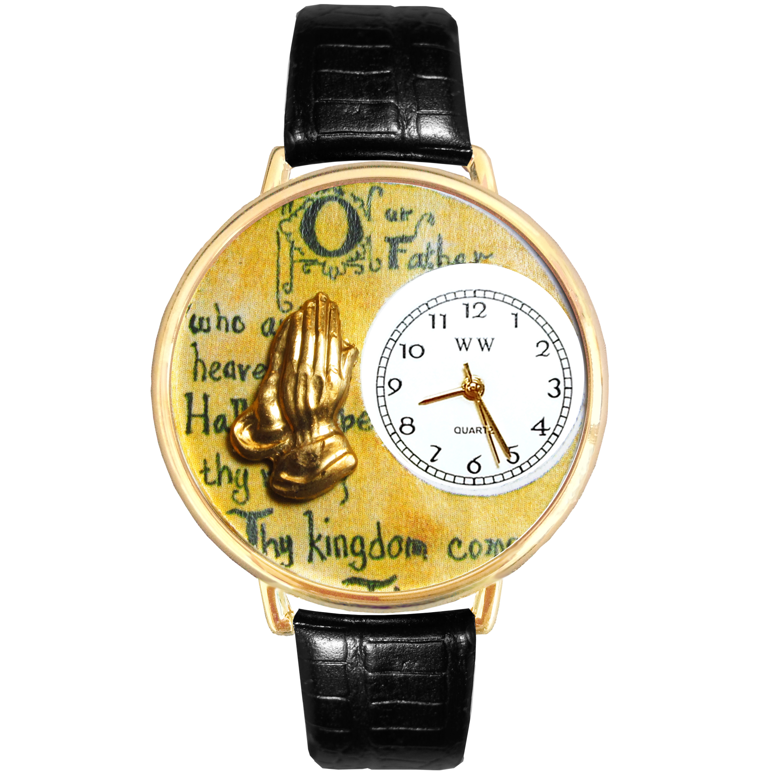 Lord's Prayer Watch in Gold (Large)