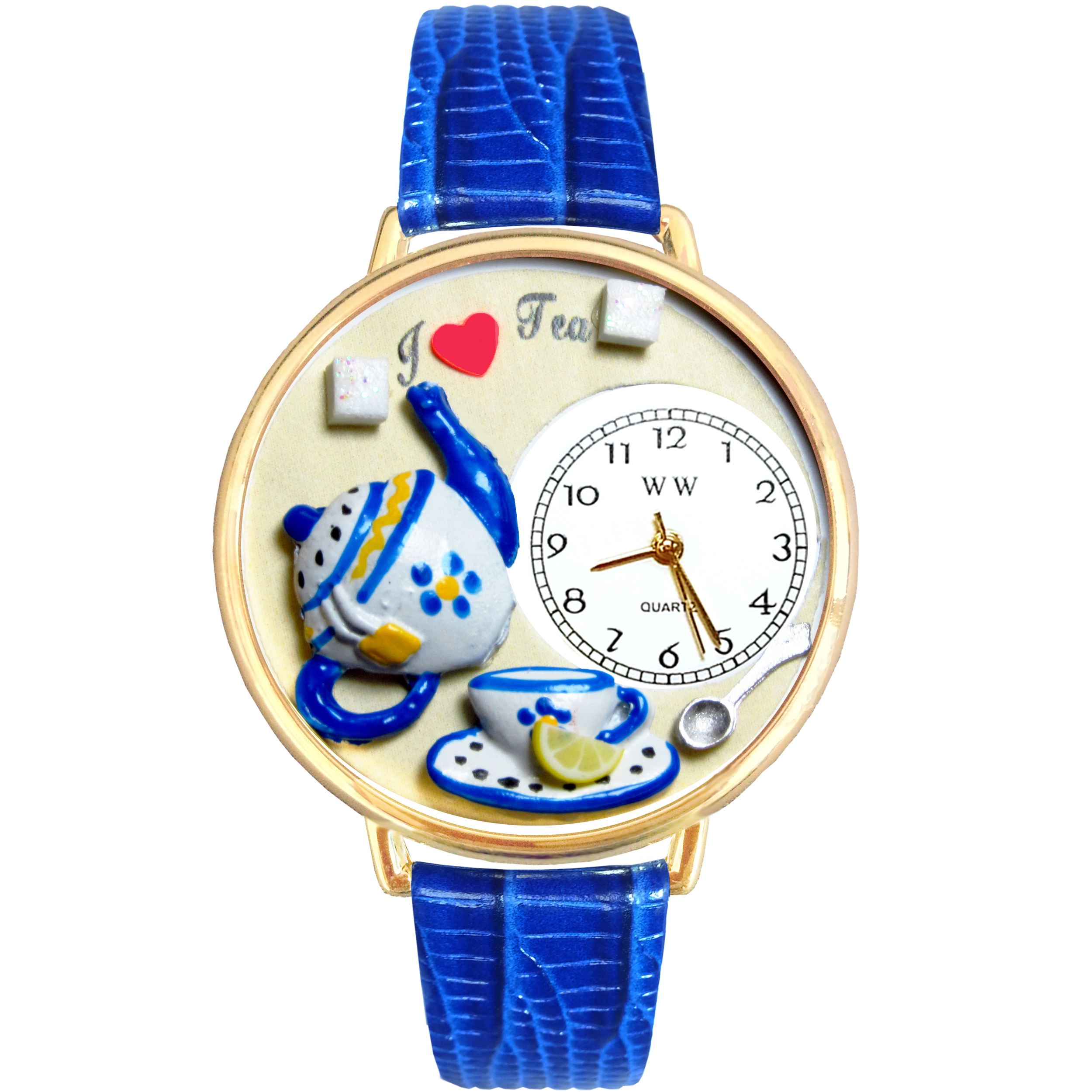 Tea Lover Watch in Gold (Large)