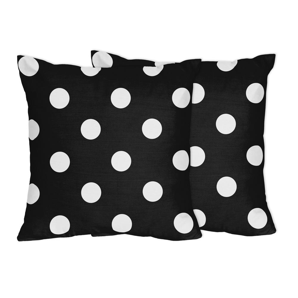 Sweet Jojo Designs Hot Dot Collection Decorative Pillow - Set of 2