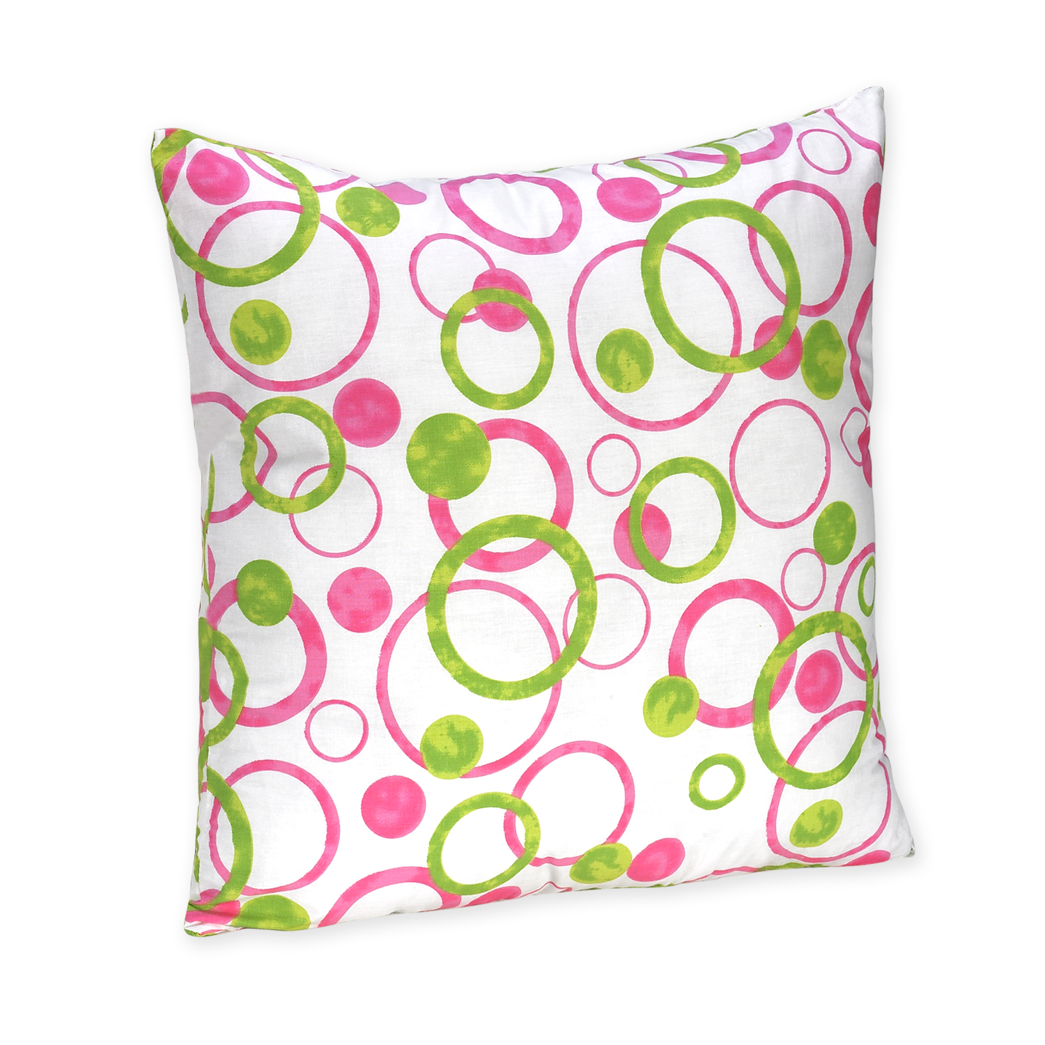 Sweet Jojo Designs Circles Pink Collection Decorative Pillow