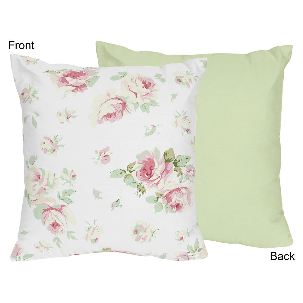 Sweet Jojo Designs Riley's Roses Collection Decorative Pillow