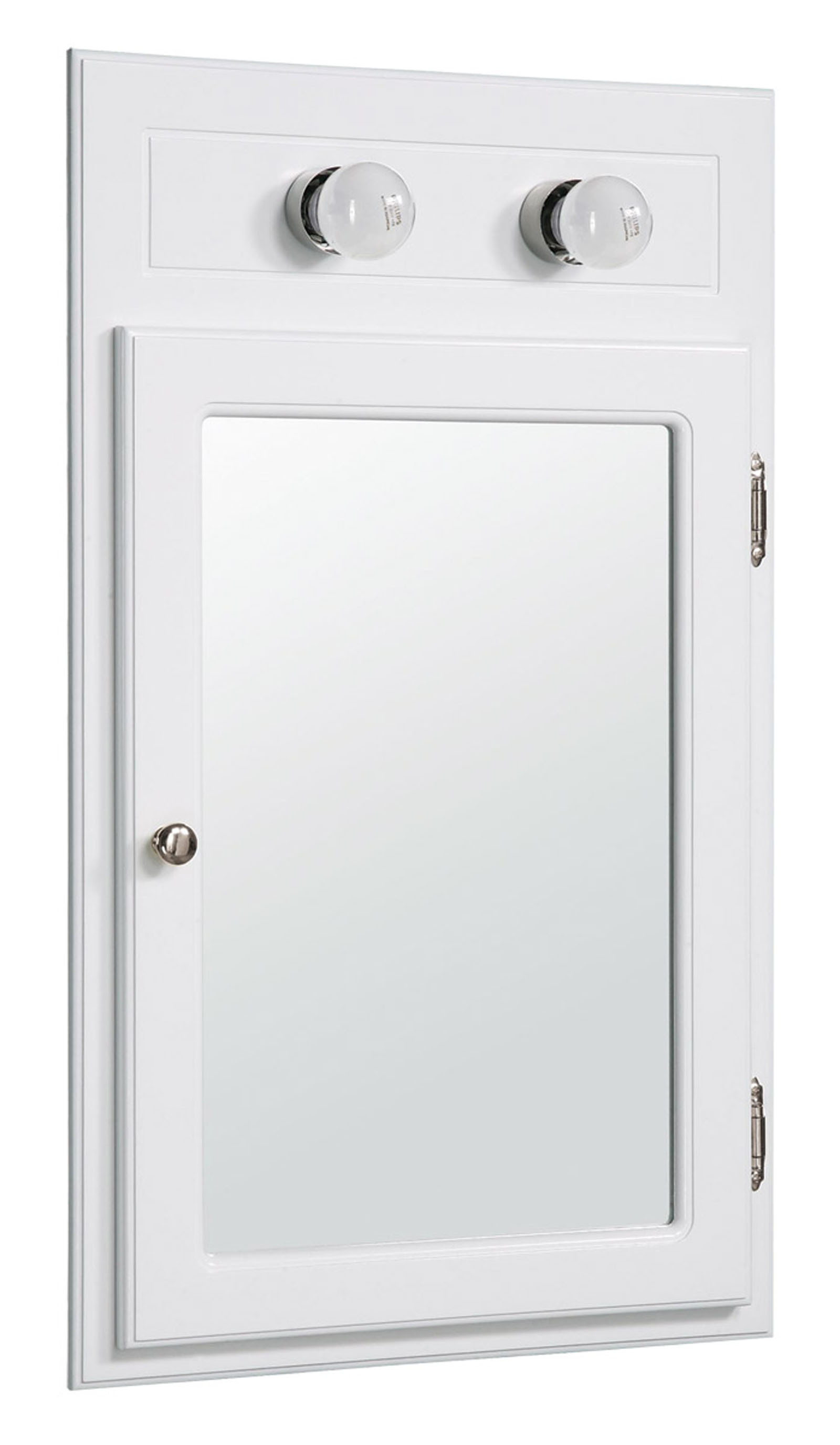 Design House 537951 Concord White Gloss Lighted Medicine