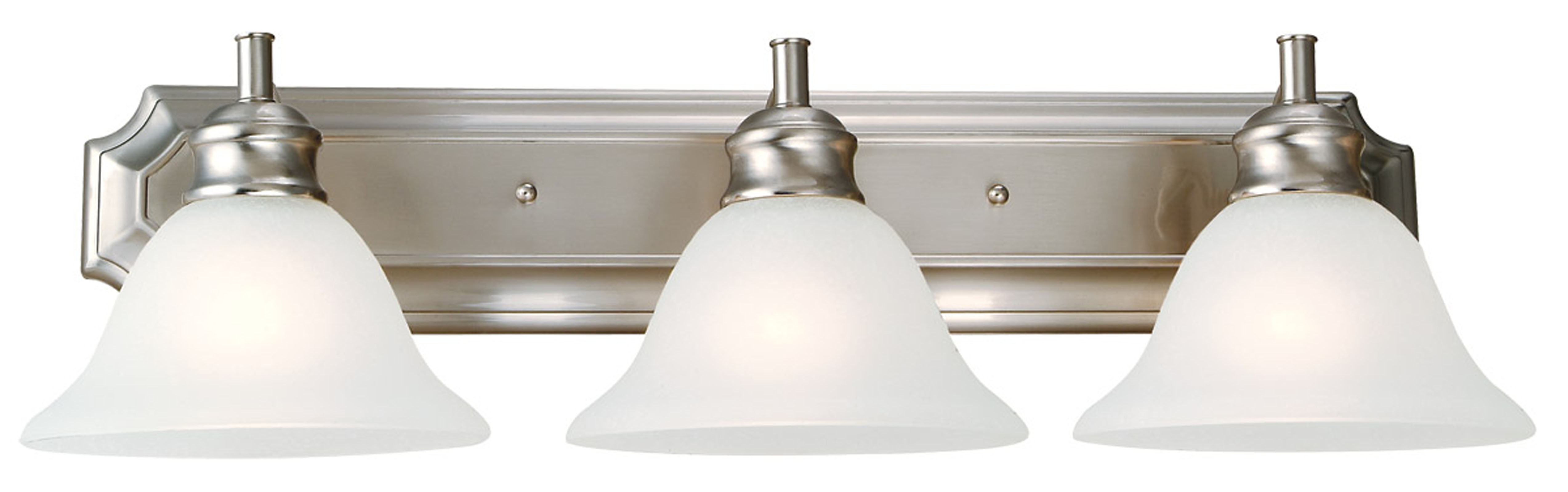 Design House 510263 Bristol 3-Light Vanity Light, Satin Nickel Finish