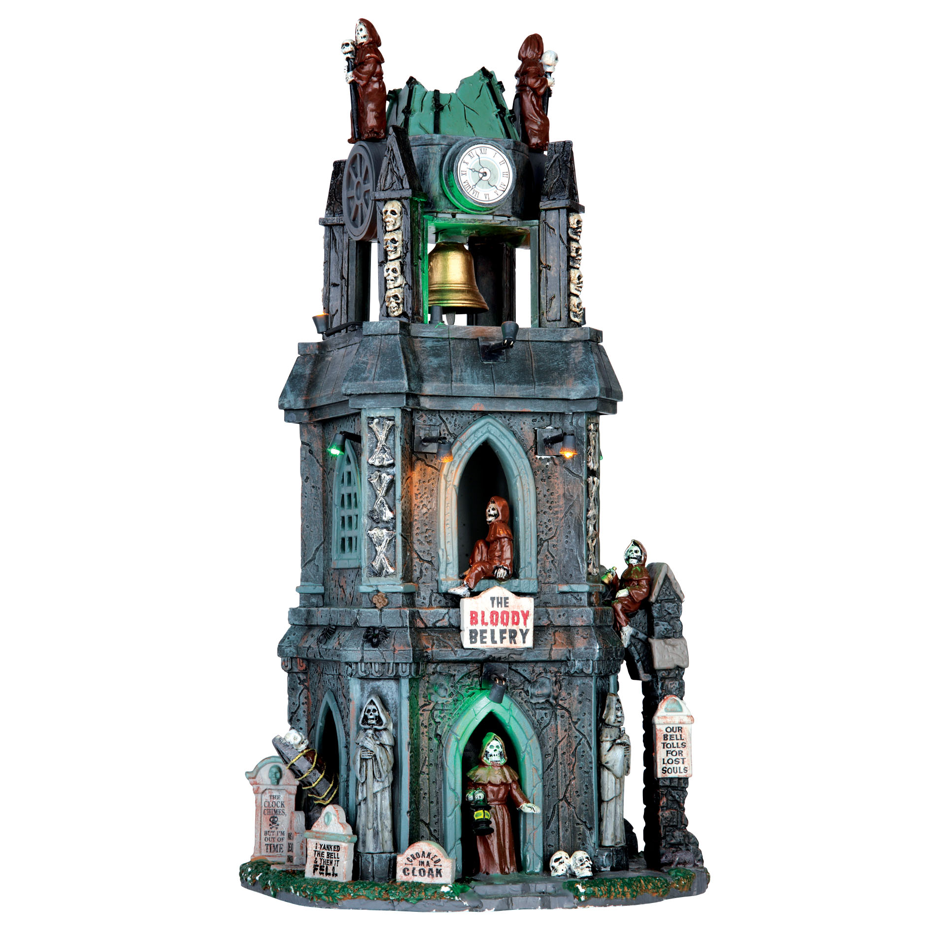 Lemax Spooky Town Collection Halloween Village Building, The Bloody