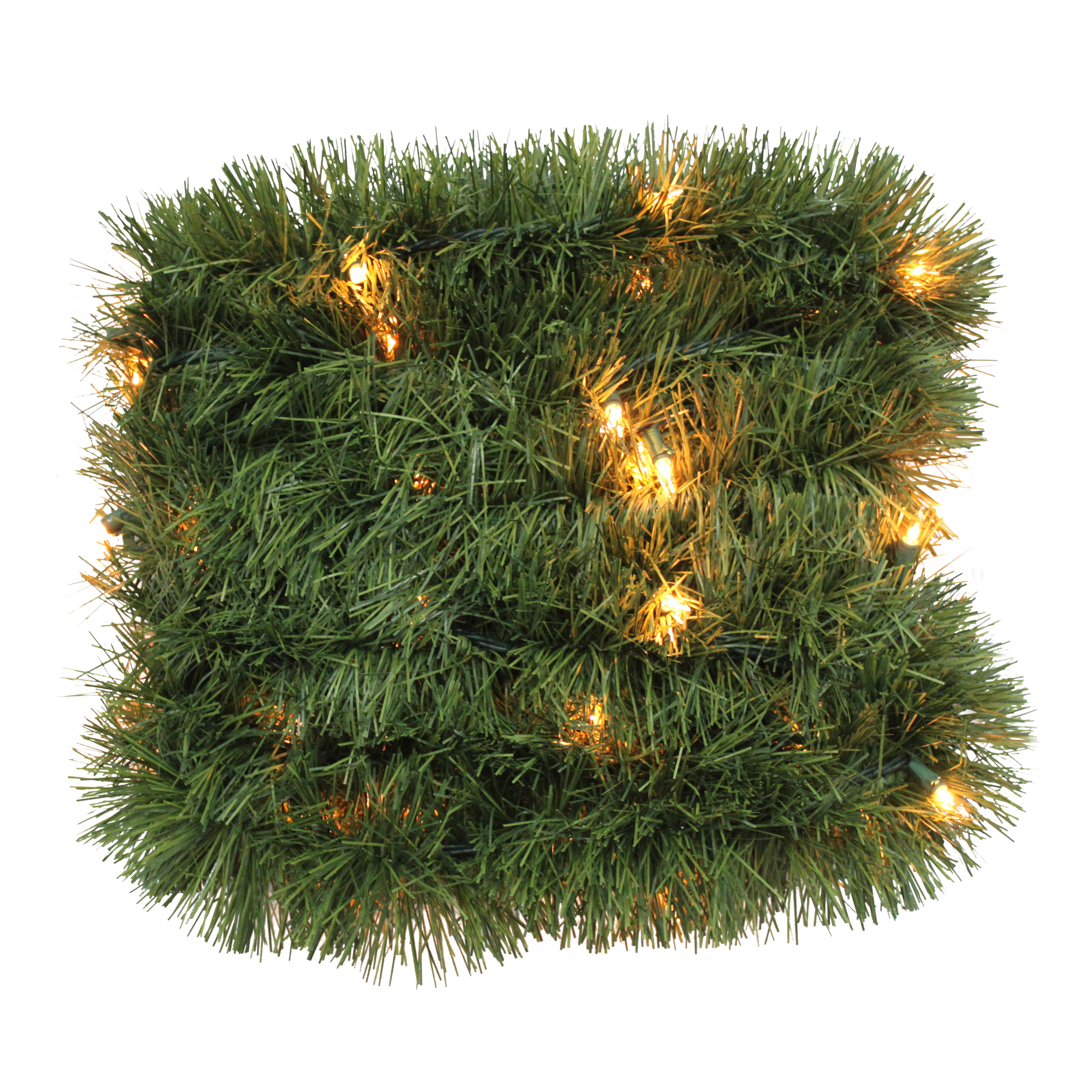 Trim A Home® Lighted Soft Christmas Garland with Clear Lights 18 ft. Shop Your Way Online