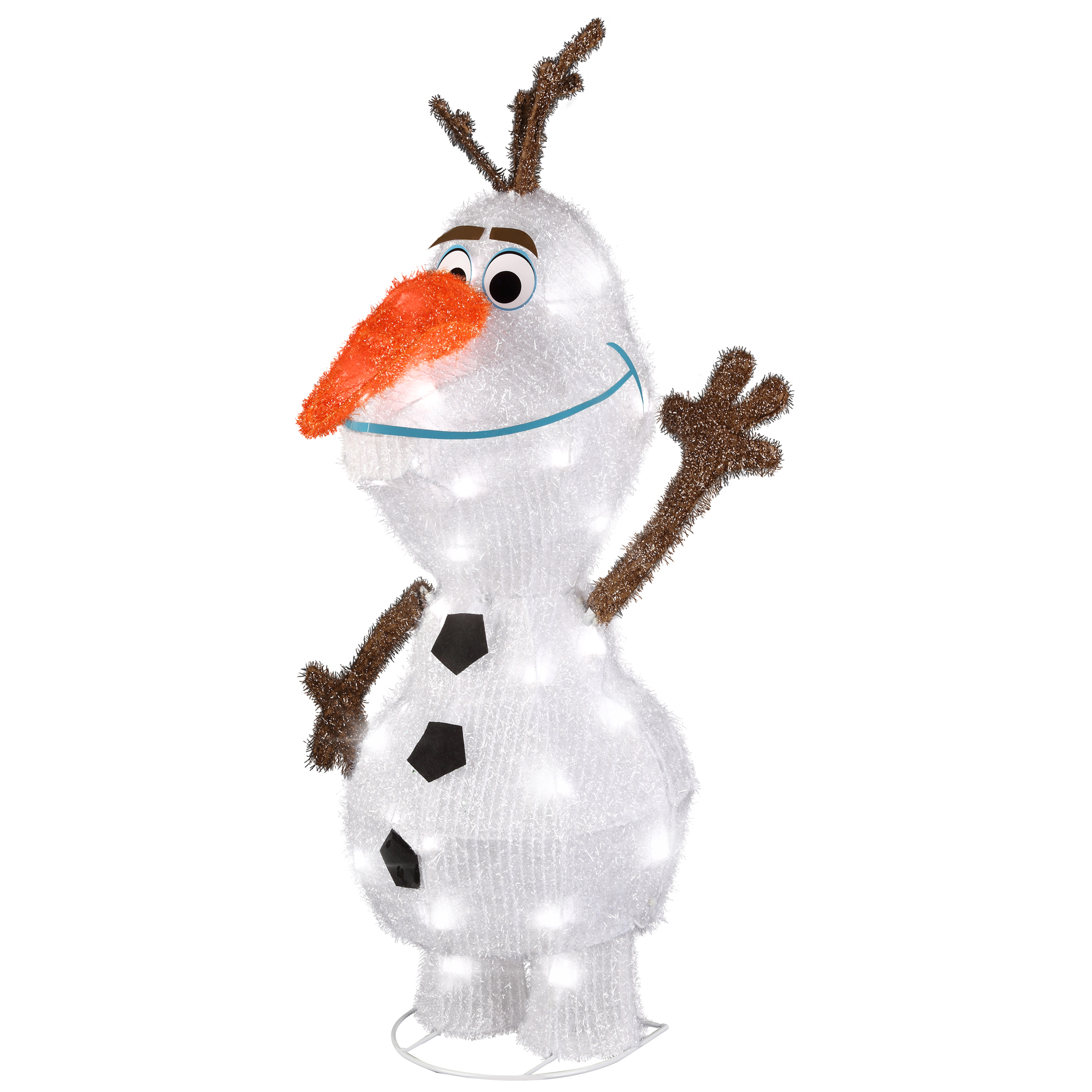 Disney 3D Holiday Lighted Tinsel Sculpture Olaf28" Shop Your Way