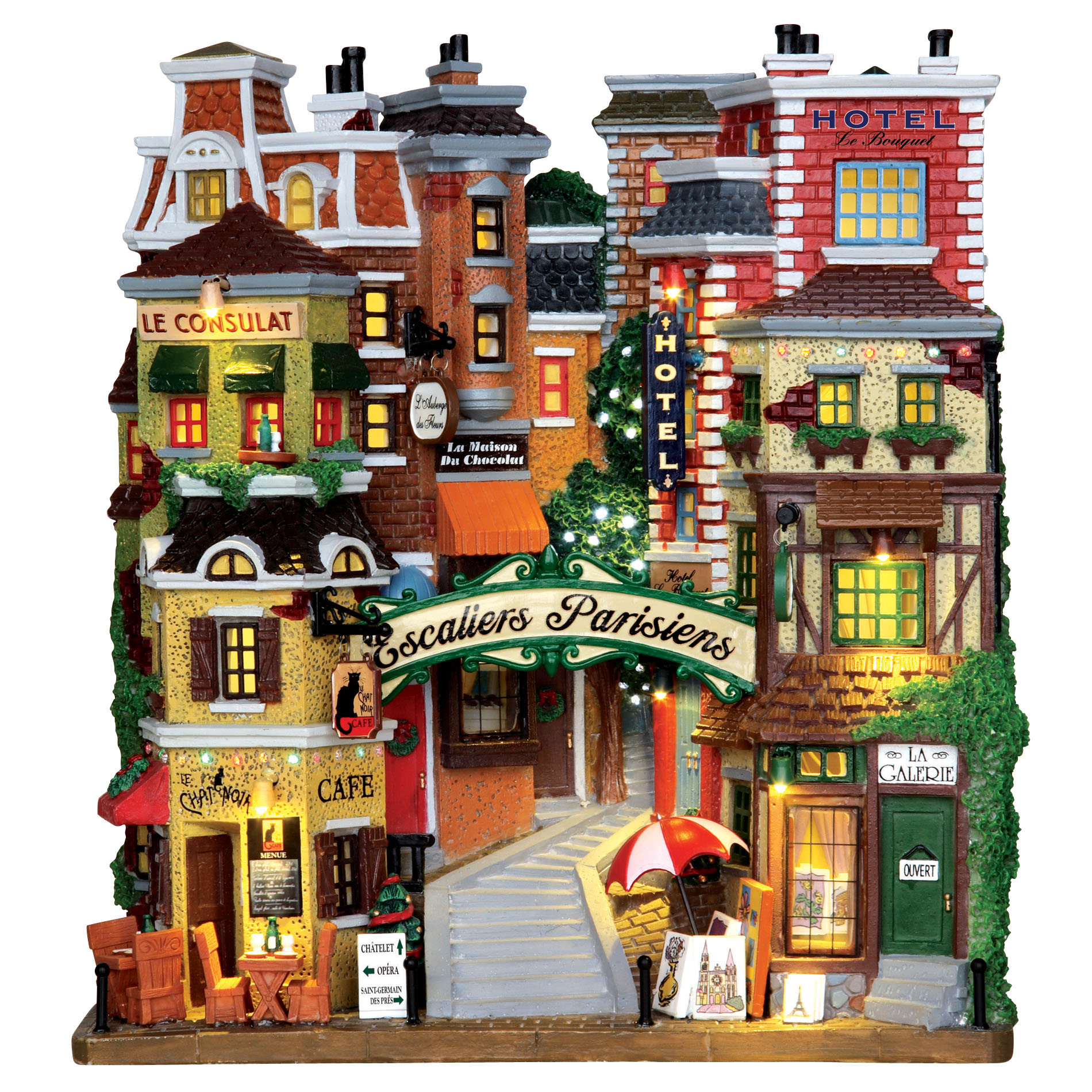 Lot De 2 Bancs Pour Village De Noël Lemax - Accessoire Décoratif En Plastique Pour Crèche Ou Diorama - 4