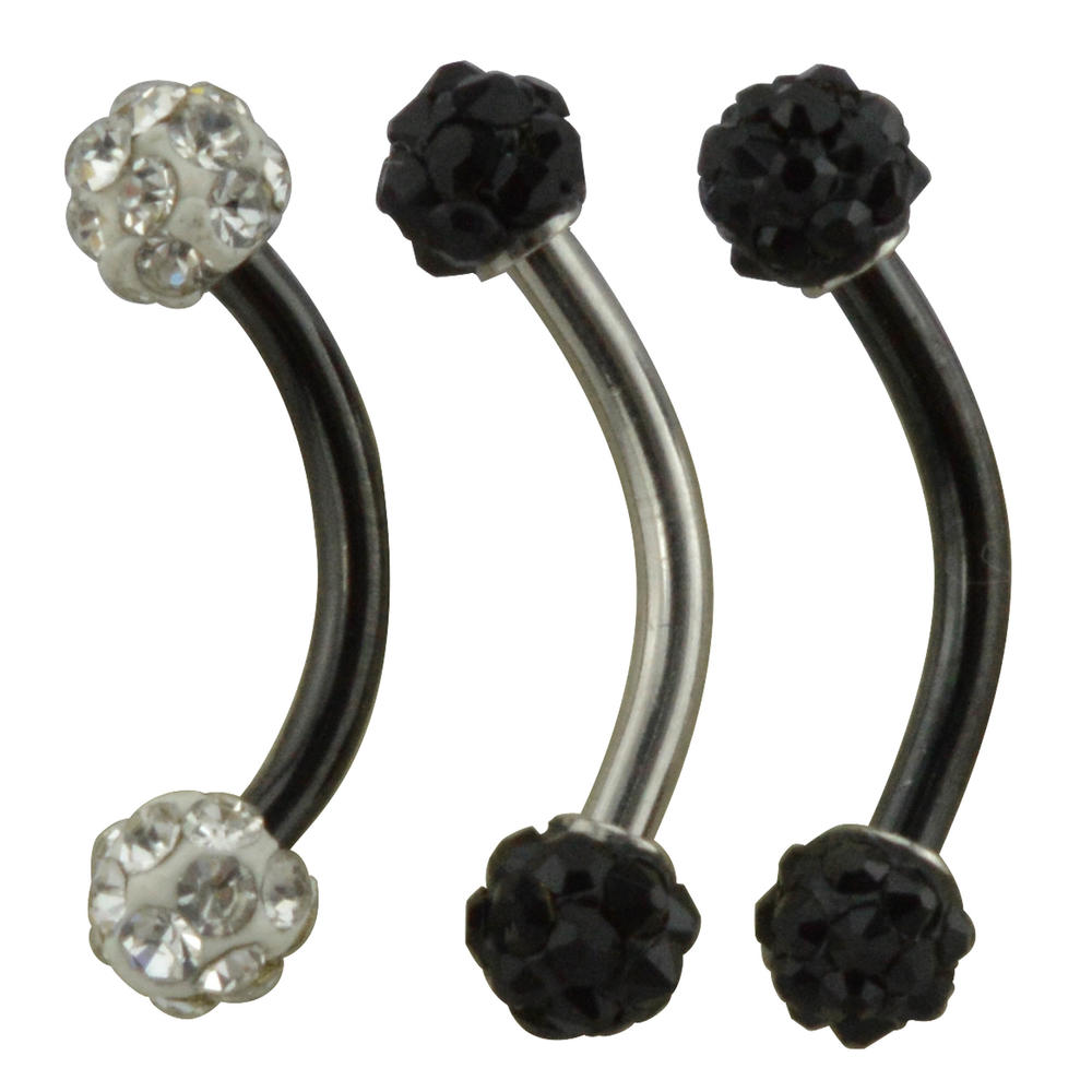 3-Pack Eyebrow Ring