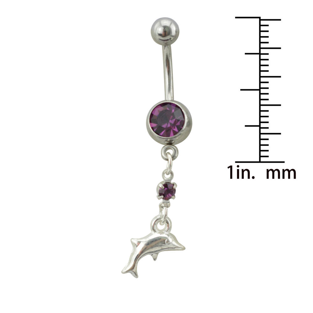 Dolphin Belly Ring