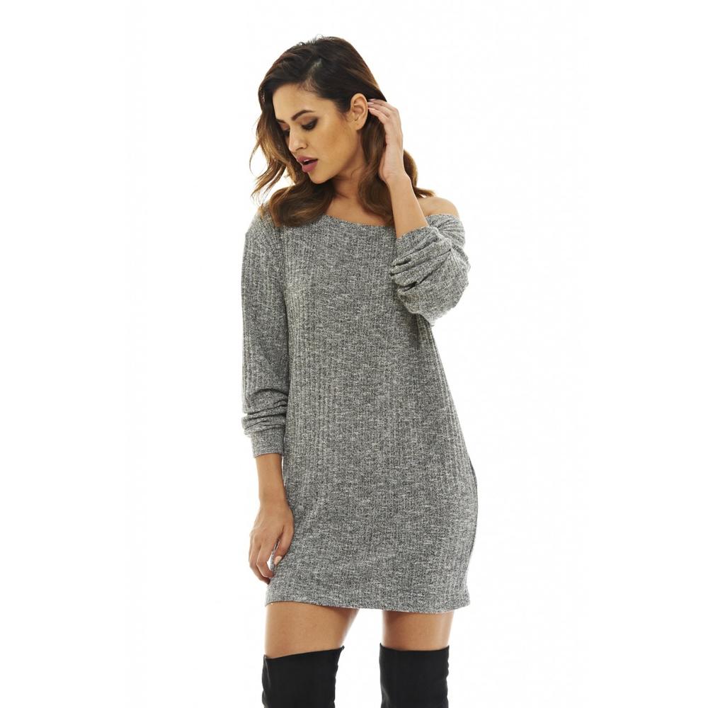 AX Paris Women's Off the Shoulder Sweater Dress - Online Exclusive