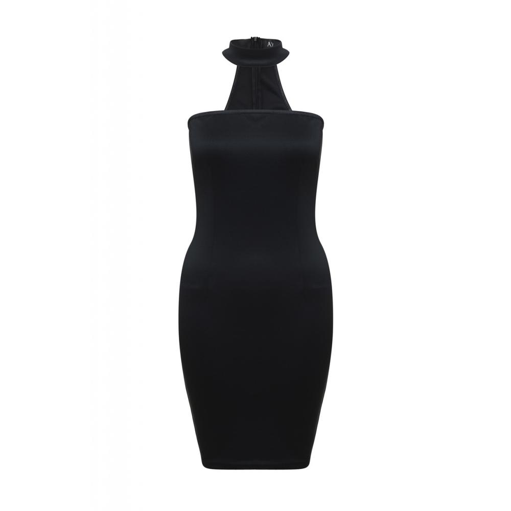 AX Paris Women's Cut Out Bodycon  Black Dress - Online Exclusive