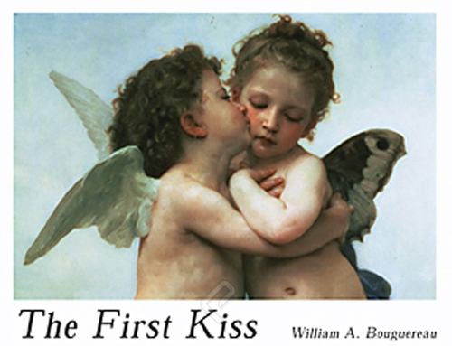 Bouguereau - First Kiss-detail