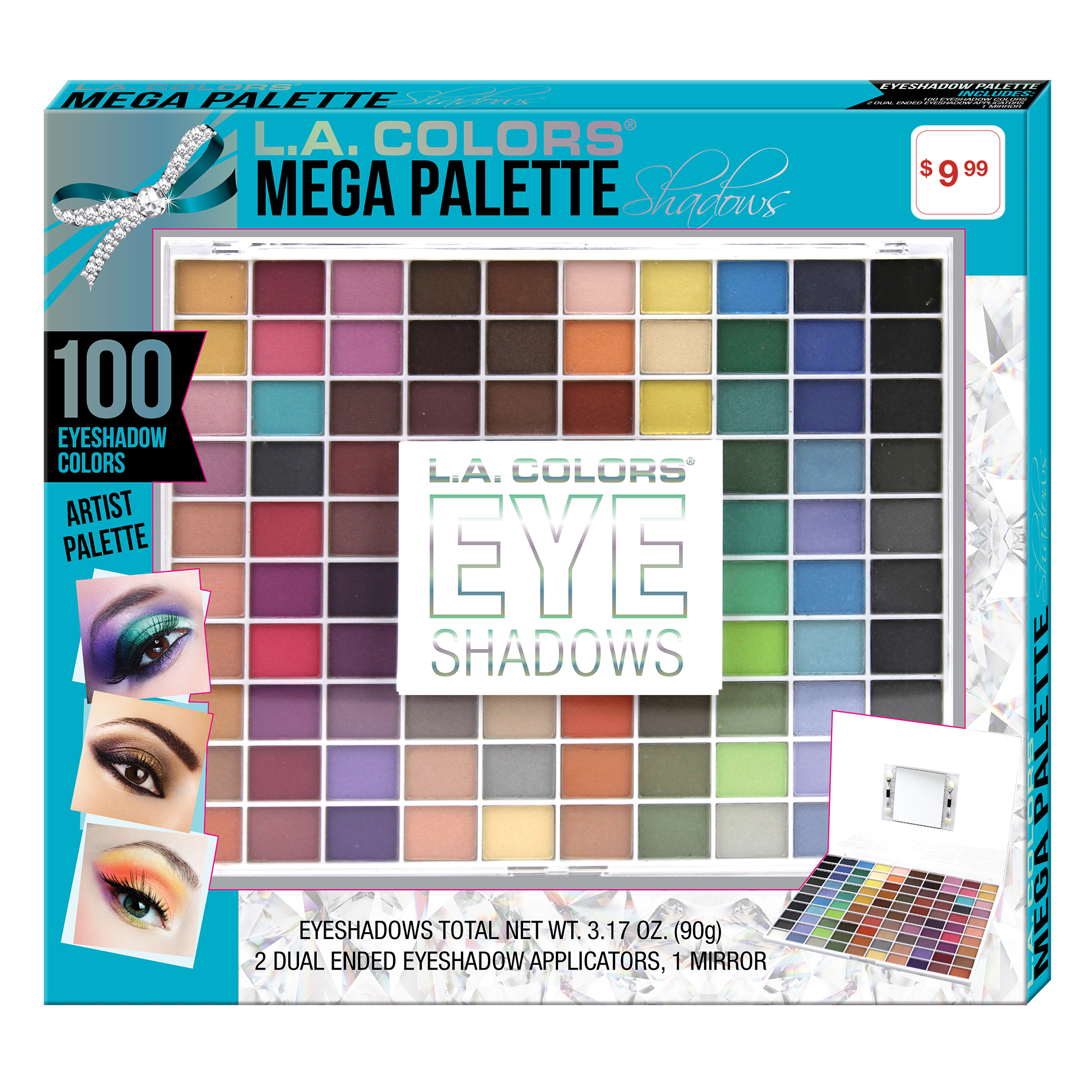 LA Colors 100 color Eyeshadow Palette Gift set Shop Your Way Online