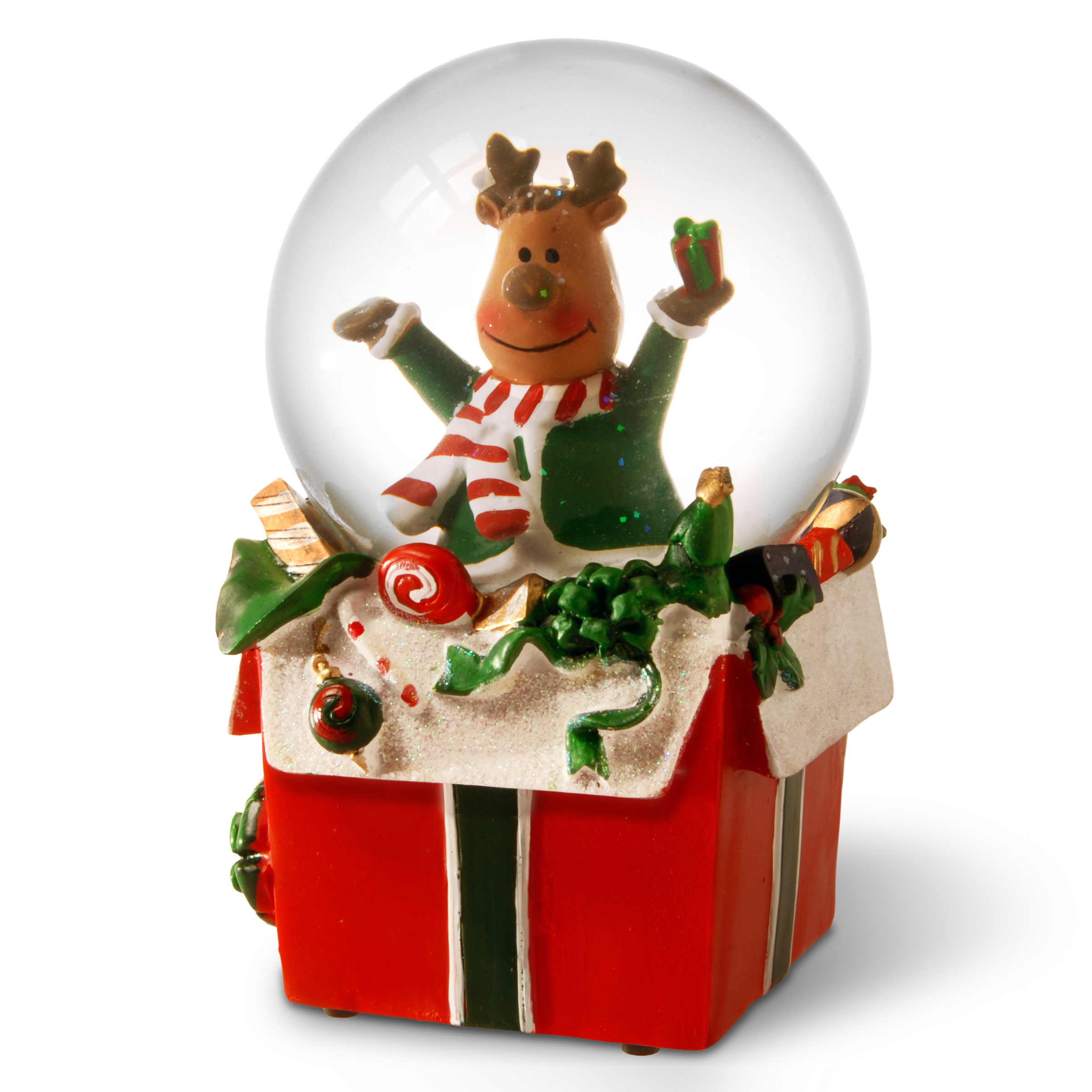 UPC 729083000089 product image for 8In Reindeer Snowglobe | upcitemdb.com