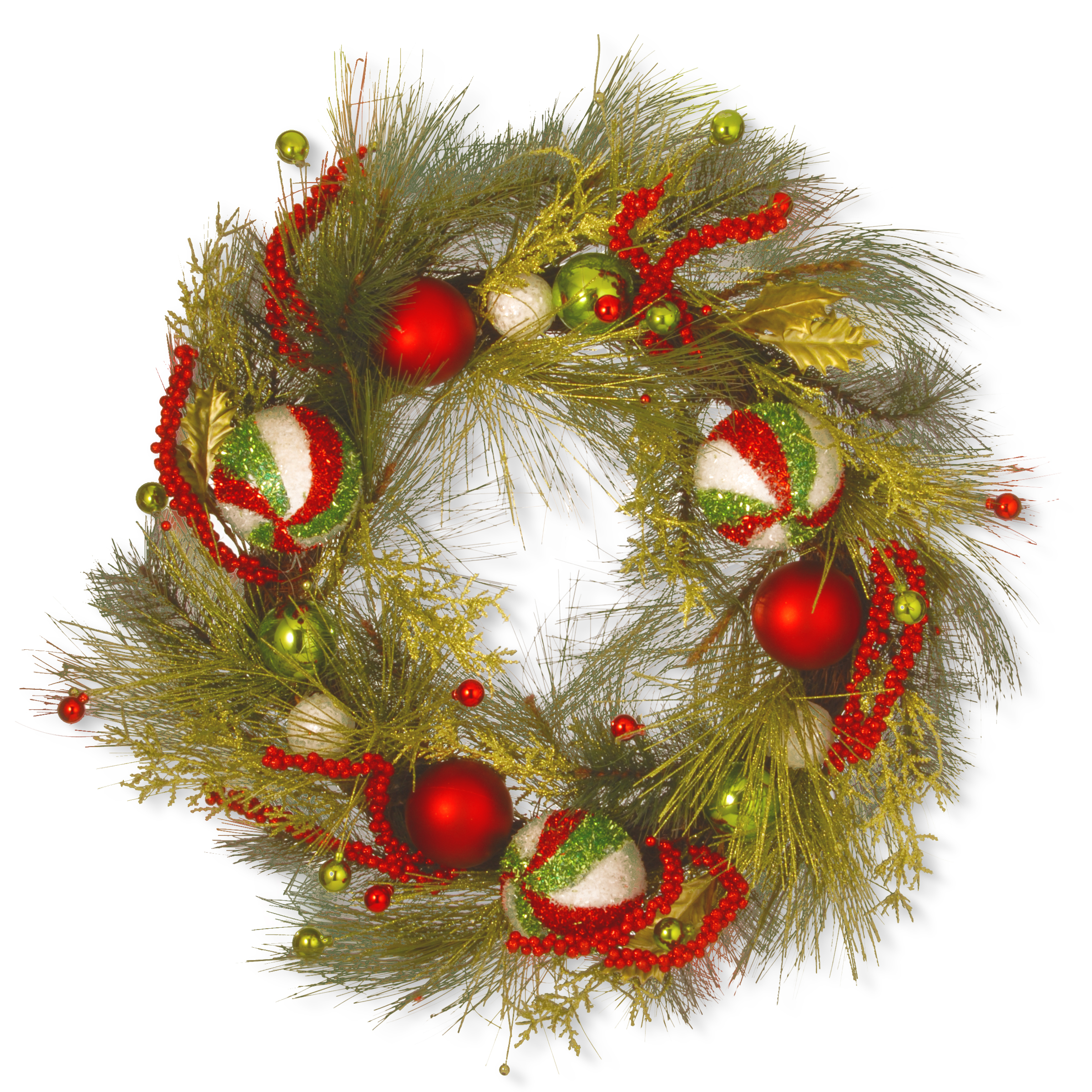 National Tree Company 30" Christmas Ball Wreath