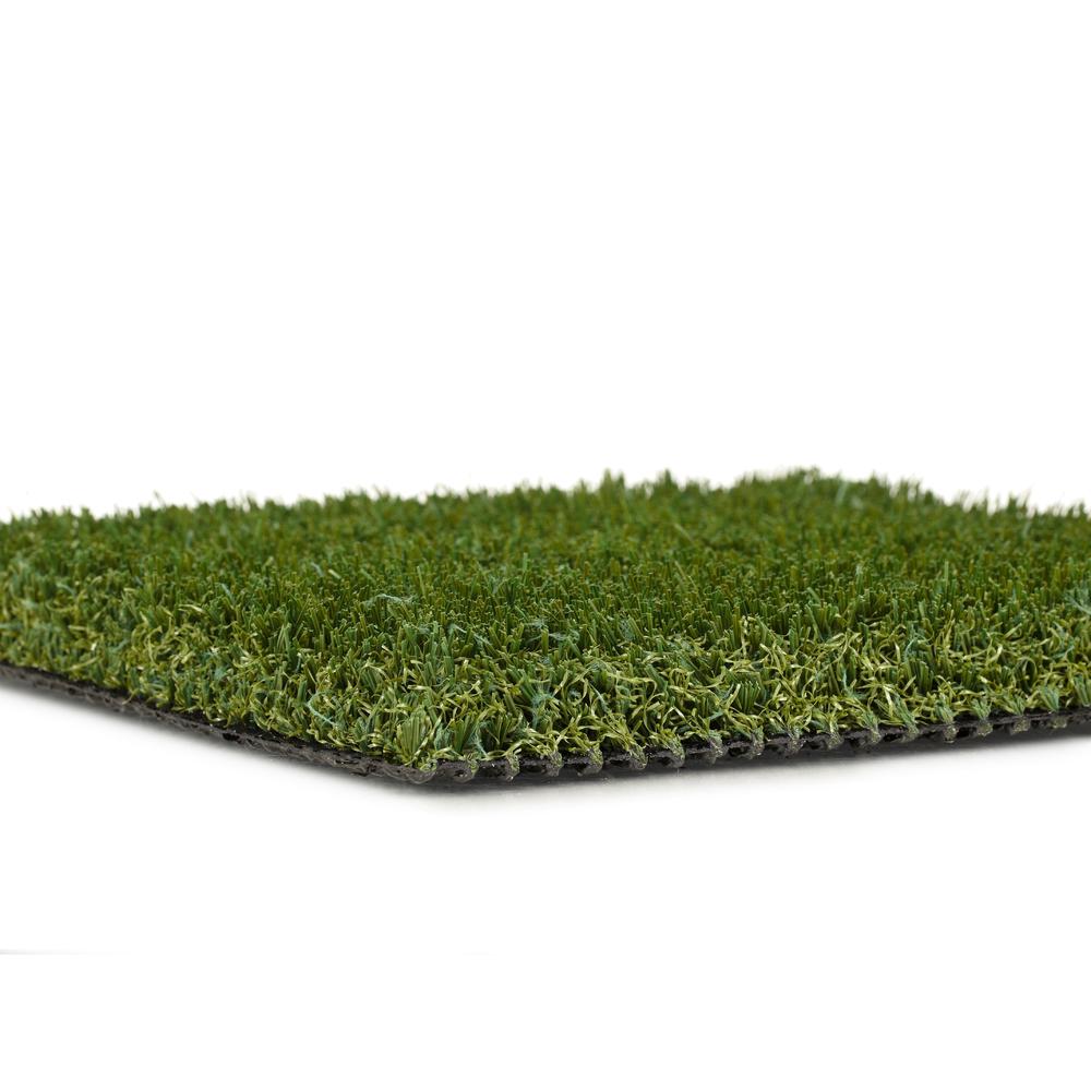 SimplyFresh: Olive Thatch 30'x15' Synthetic Grass Roll with Perforated Drainage