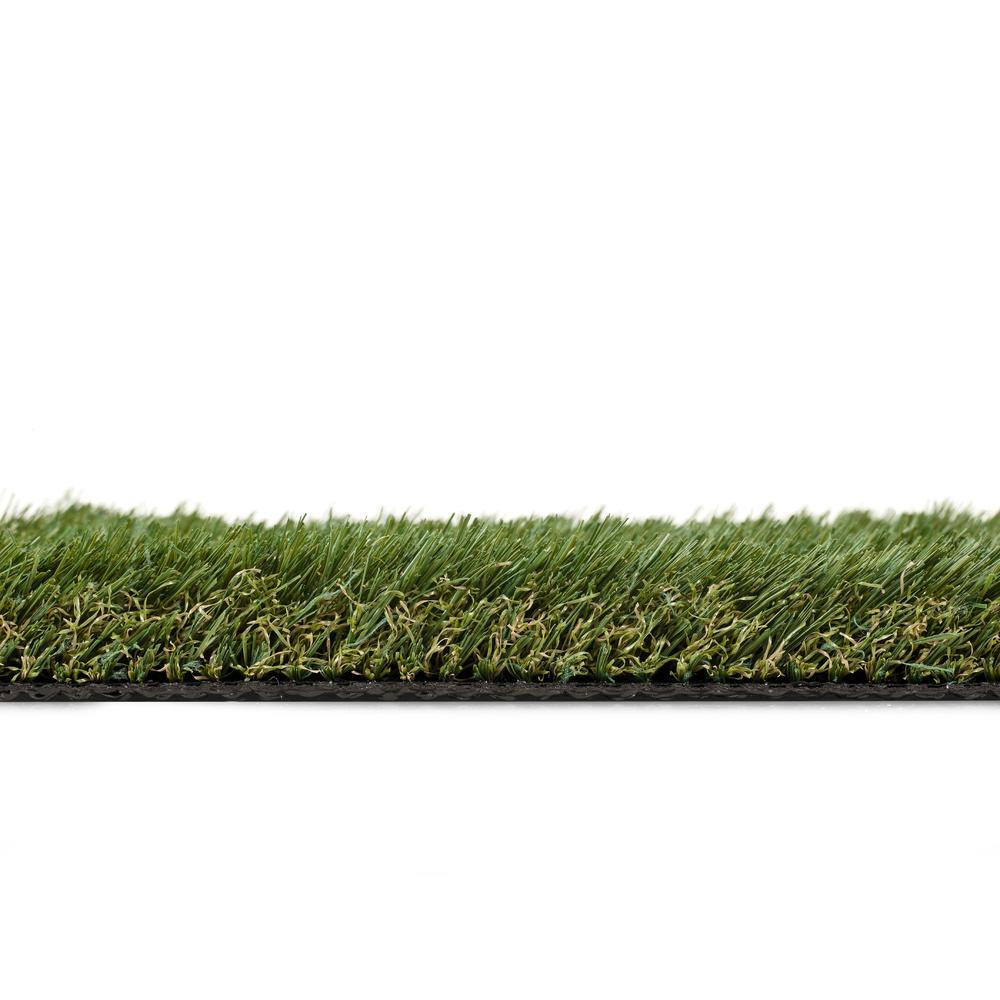 Soft Artificial Grass Mat/Rug for Family and Pets 5'x15' Pile Height 1 1/2"