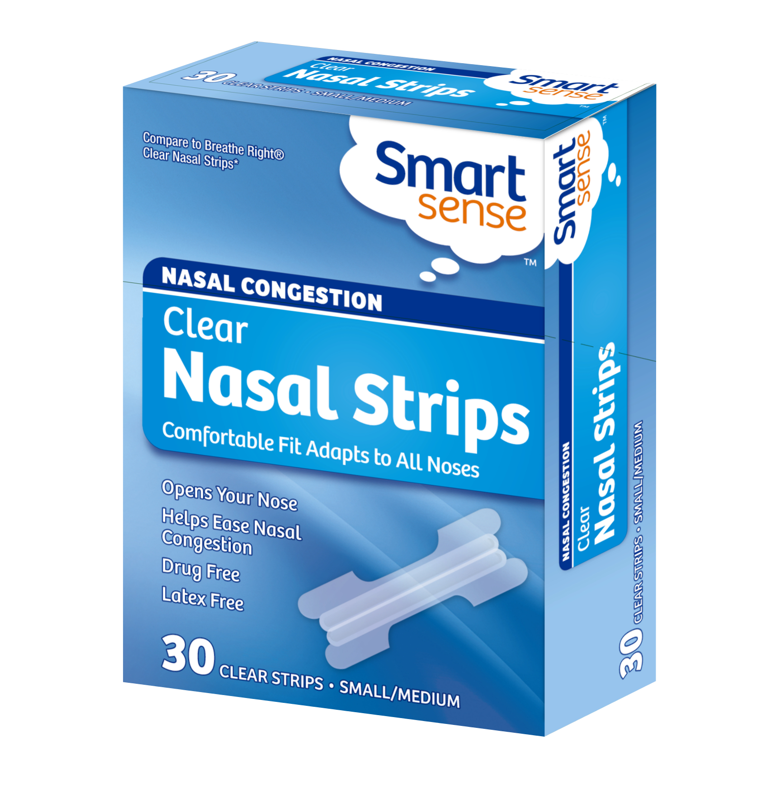 Smart Sense Nasal Strips Small/Medium Clear 30 strips Shop Your Way Online Shopping & Earn