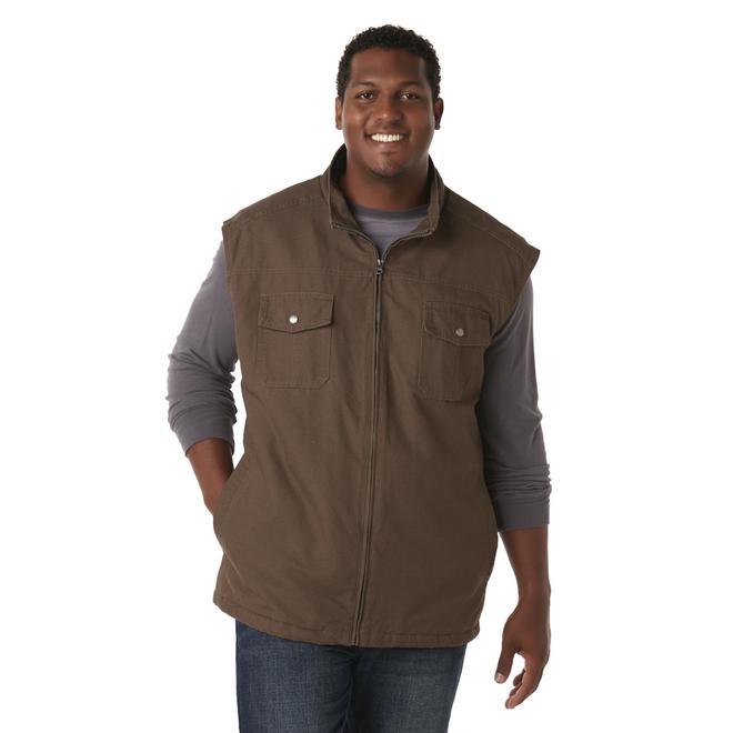 Northwest Territory Men's Big & Tall Canvas Vest