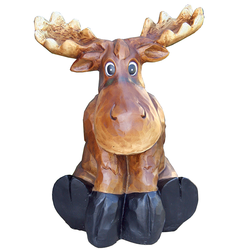 Outdoor Moose Statue 4