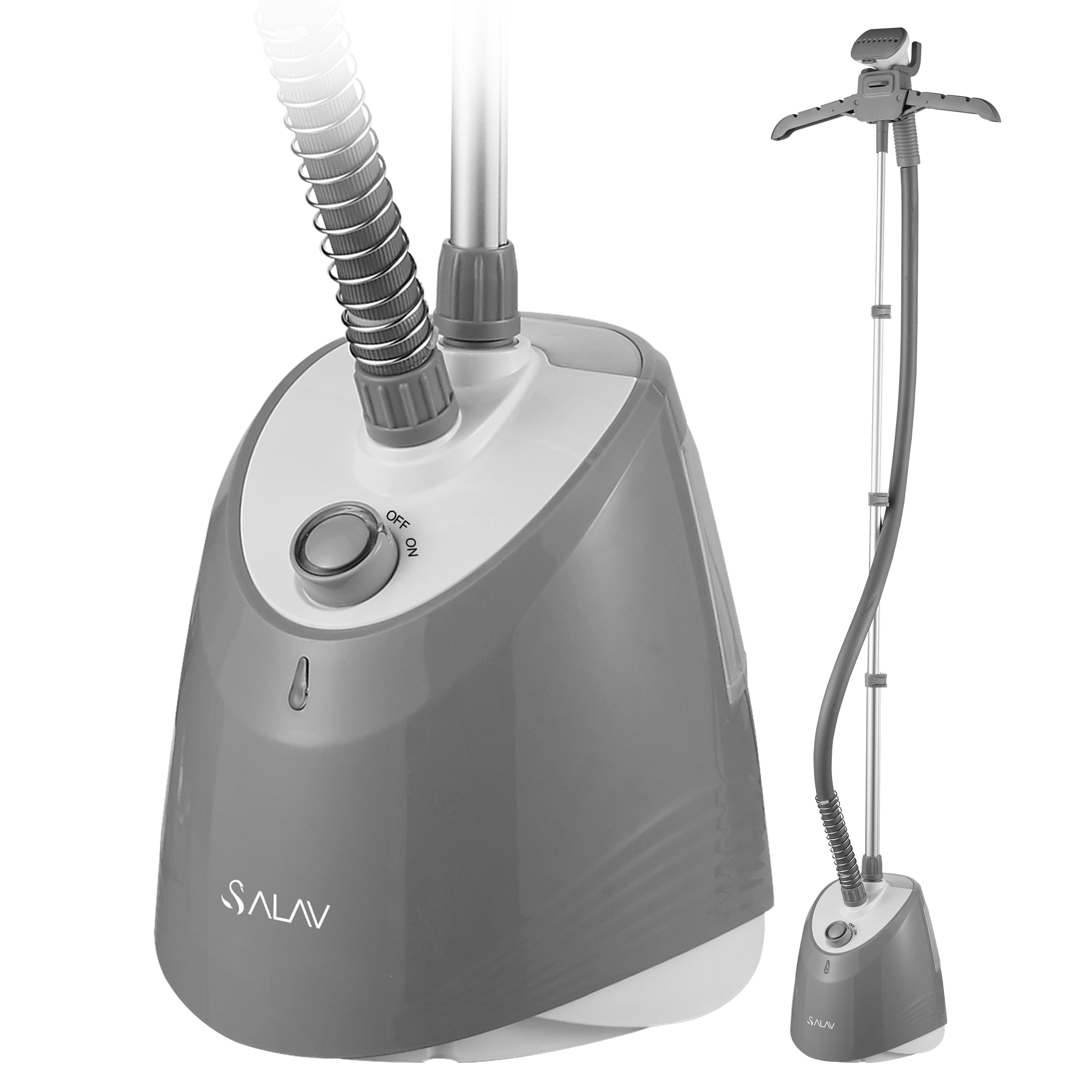 SALAV GS14DJ Gray Performance Series Garment Steamer with Foldable