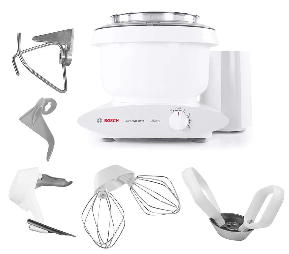 Bosch MUM6N10UC Universal Plus Stand Mixer, 800 Watt, 6.5Quarts with Bowl
