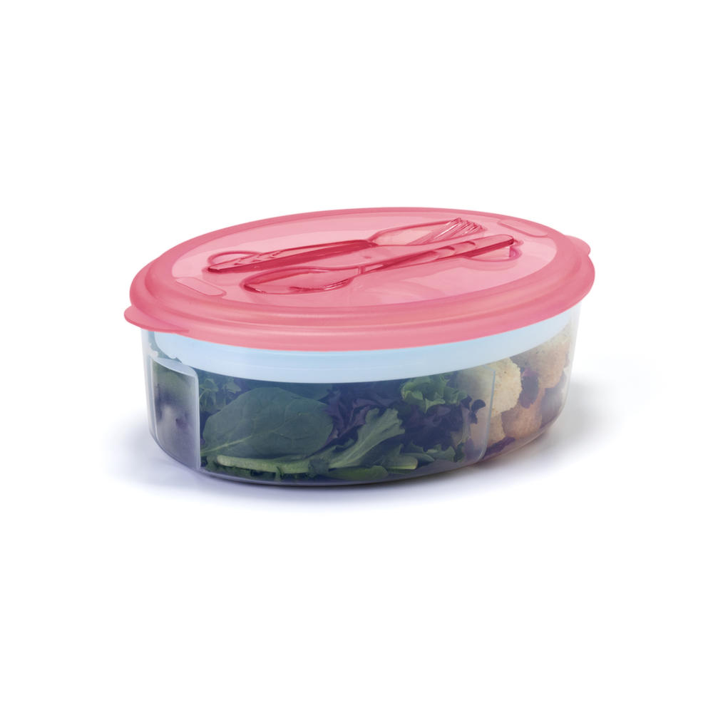 David Tutera Cooler Color 7pc Salad Set PINK
