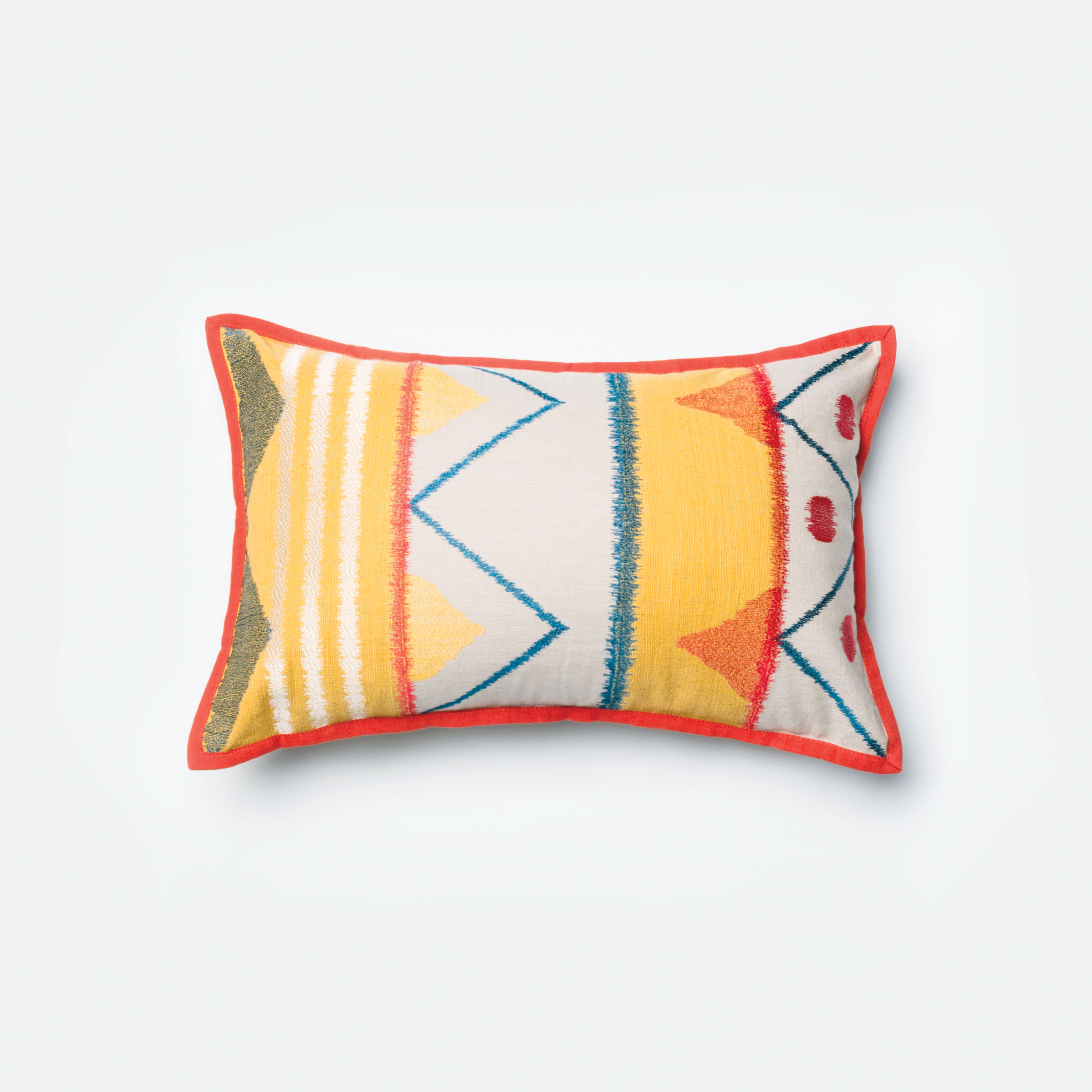 Furniture of America Tribal Multicolored Kidney Throw Pillow - Home - Home Decor - Pillows ...
