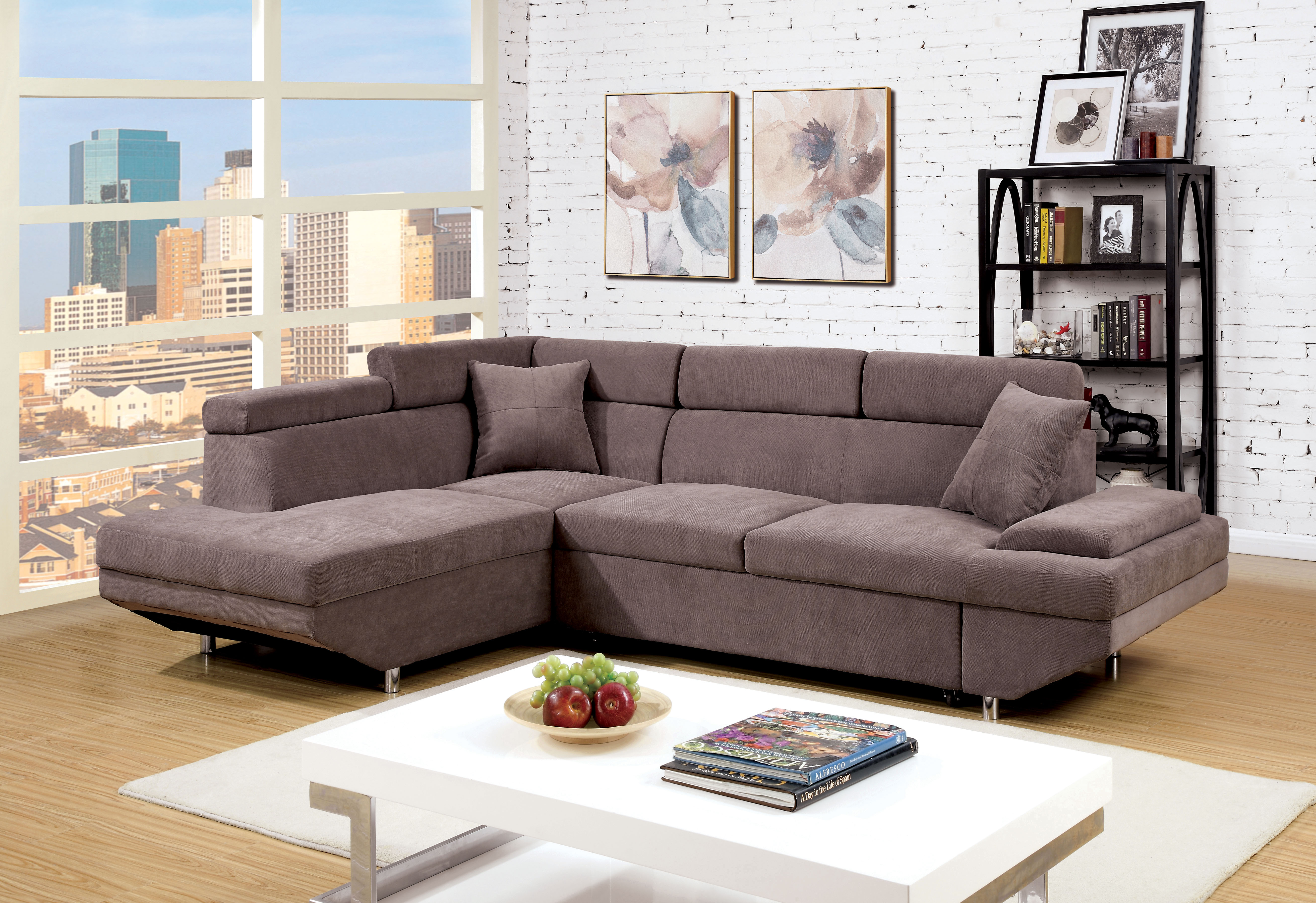 Pull Out Sleeper Sofa Modern Convertible Sofa With Pullout Bed