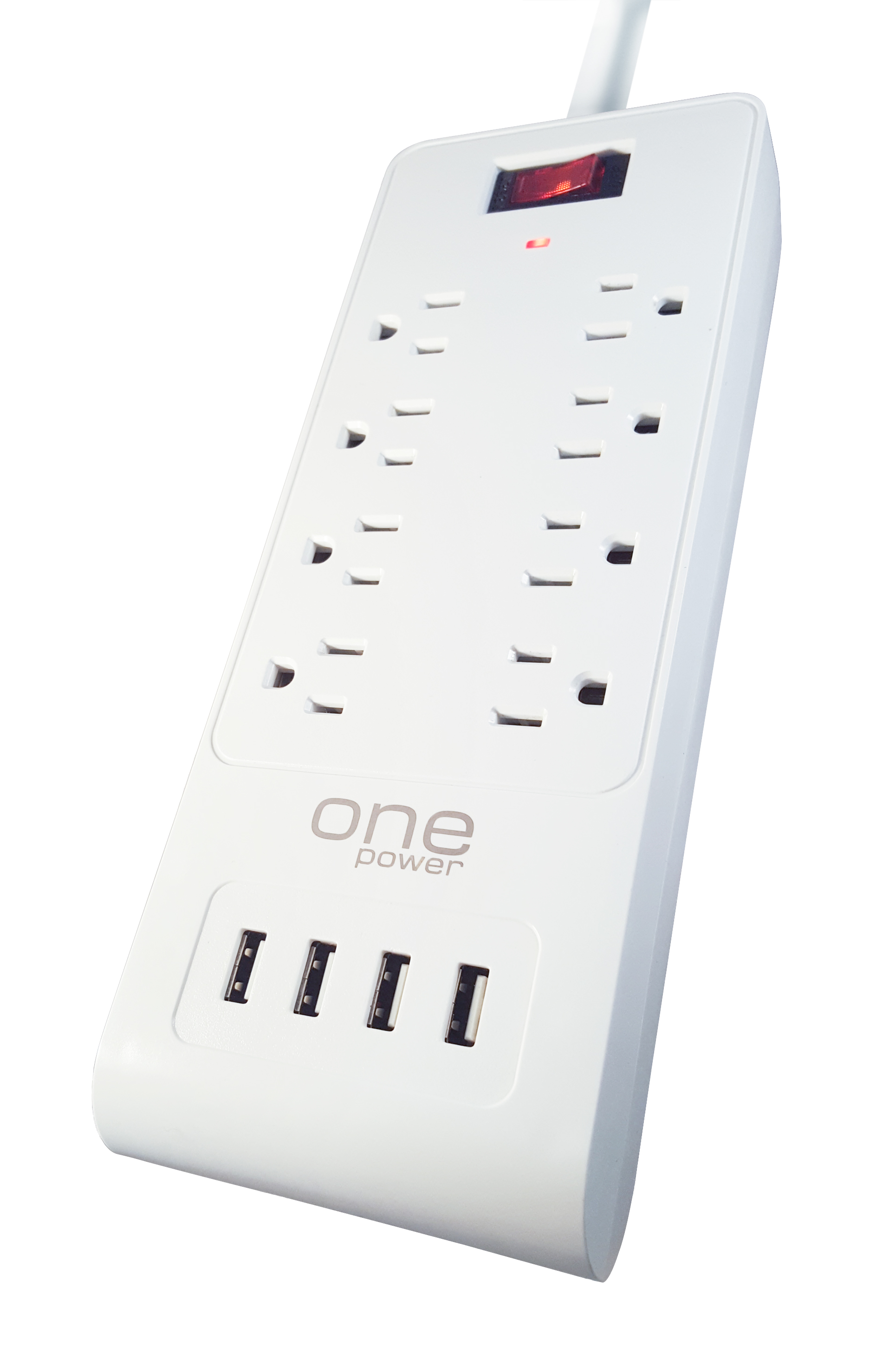 One Power PSS841 8 Outlet Quad USB Power Block Surge Protector Shop