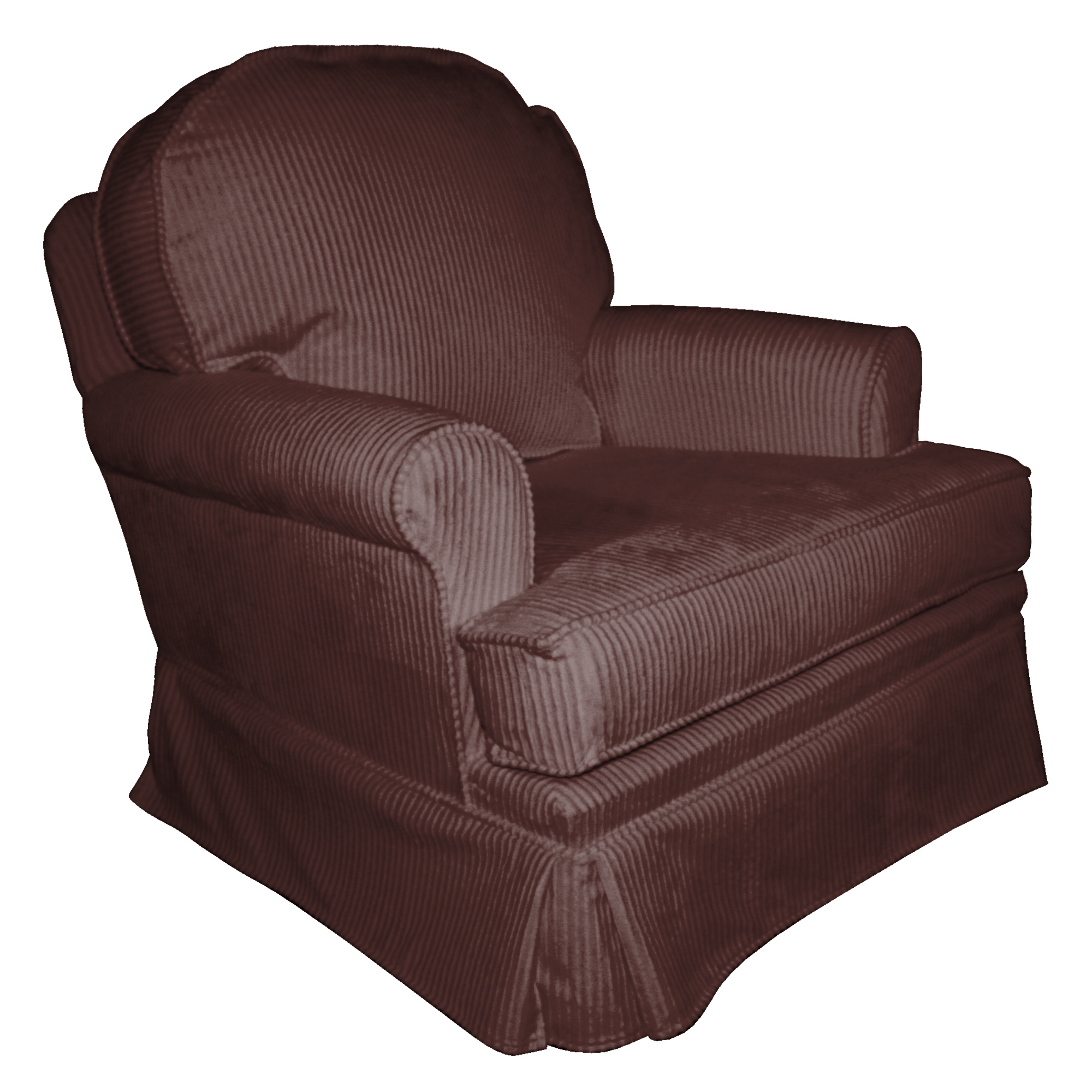 UPC 658129003091 product image for Round Back Glider Chocolate Corduroy | upcitemdb.com