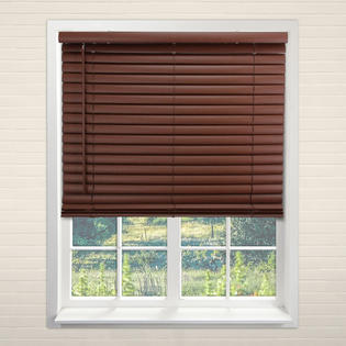 blinds vinyl inch mini chicology cordless chestnut variable horizontal control window english light less