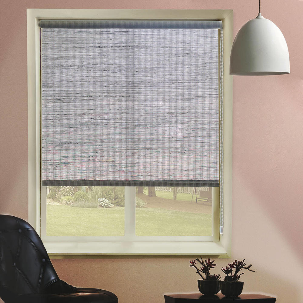 Roller Shade, Clutch Lift System, Continous Loop, Privacy Fabric, Lattice