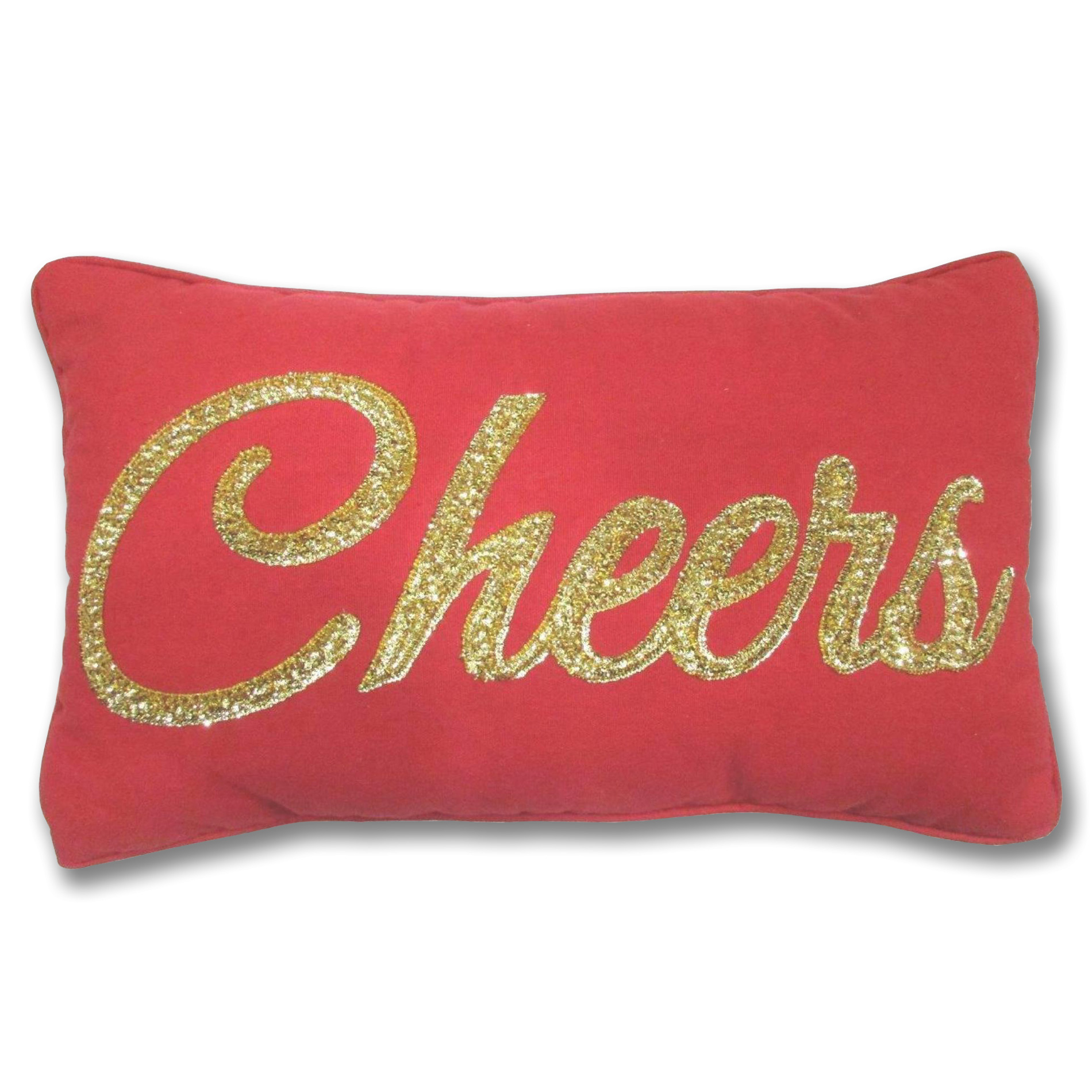 Cheers Decorative Pillow ? Red/Gold - Home - Home Decor - Pillows, Throws & Slipcovers ...