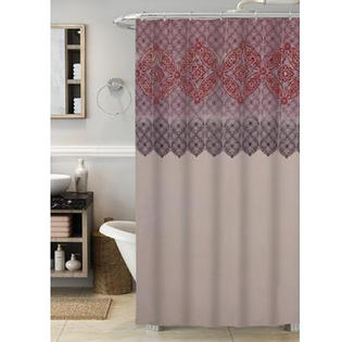 Shower Curtains bathroom ensembles shower curtains : Colormate Global Shower Curtain - Home - Bed & Bath - Bath ...