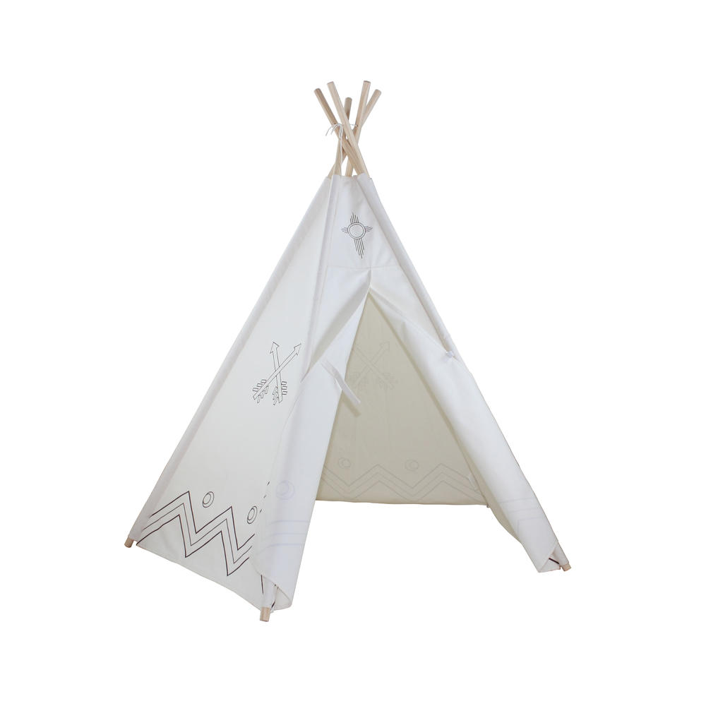 6ft Hideaway Color-My-Own Five Panel Teepee