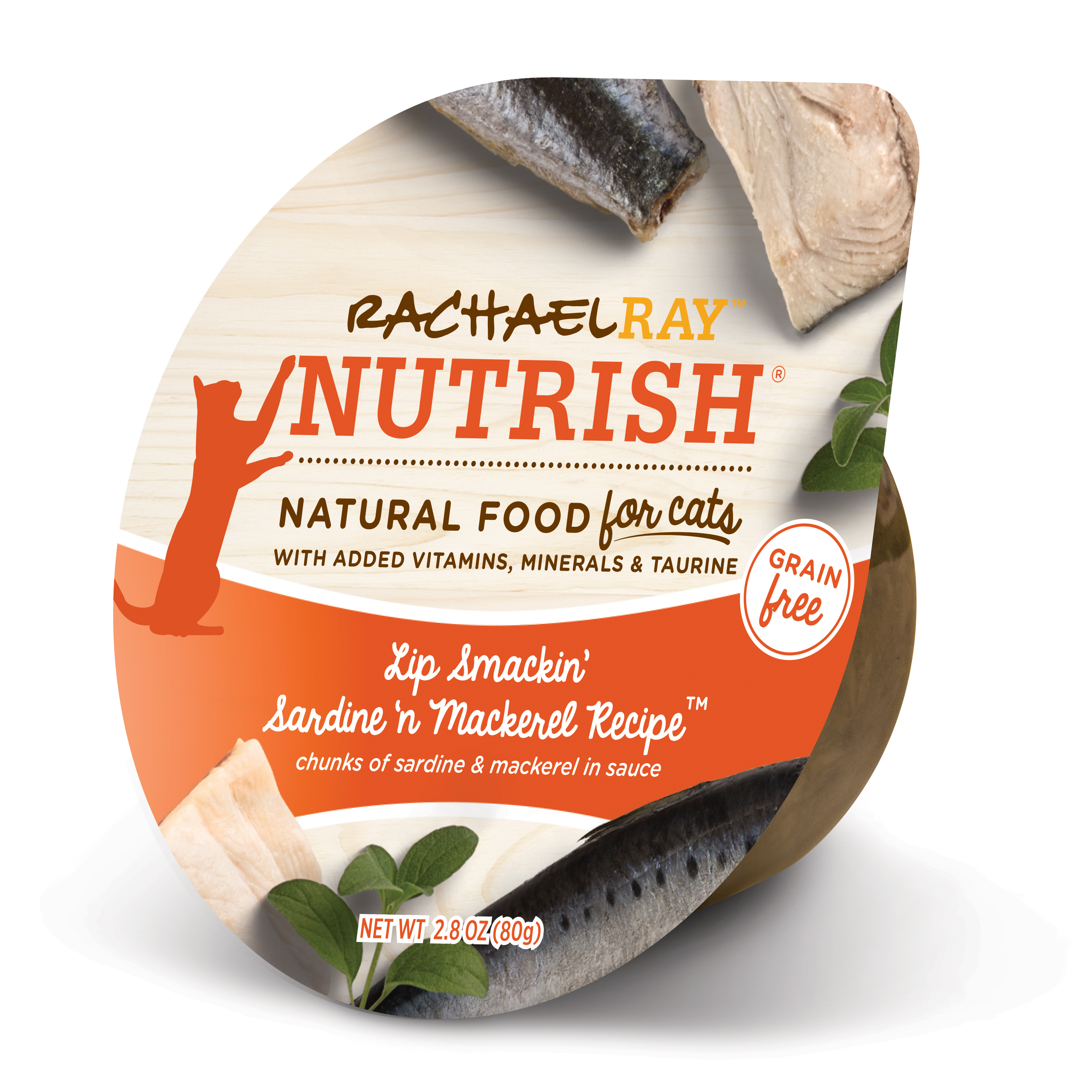 Rachael Ray Nutrish Natural Wet Cat Food, Lip Smackin' Sardine 'n