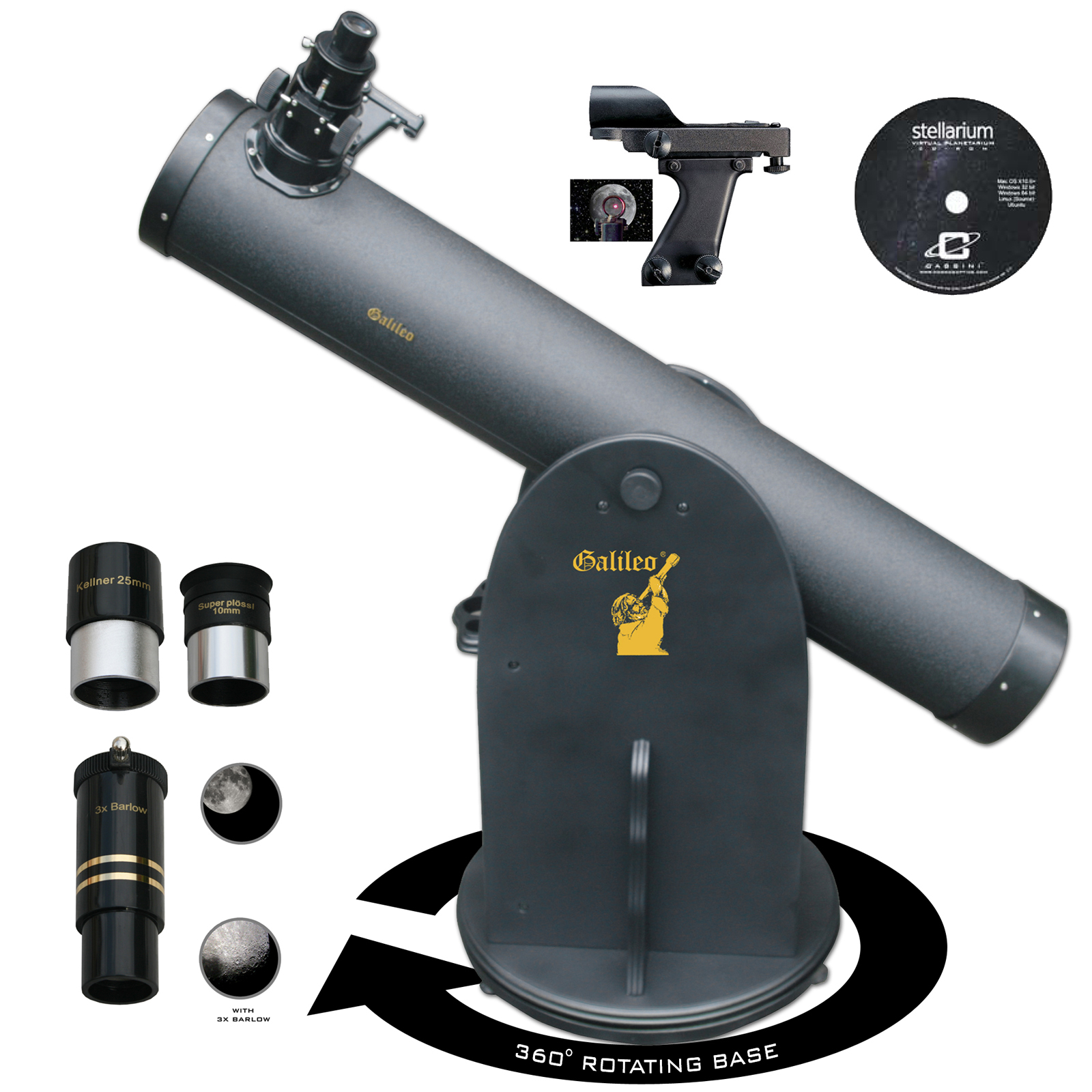 Galileo 1300mm x 160mm Dobsonian Telescope Shop Your Way Online