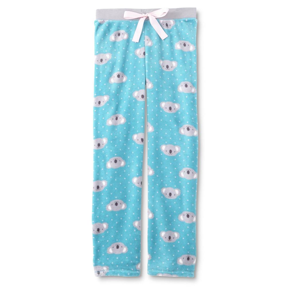 Junior's Fleece Pajama Pants - Koala